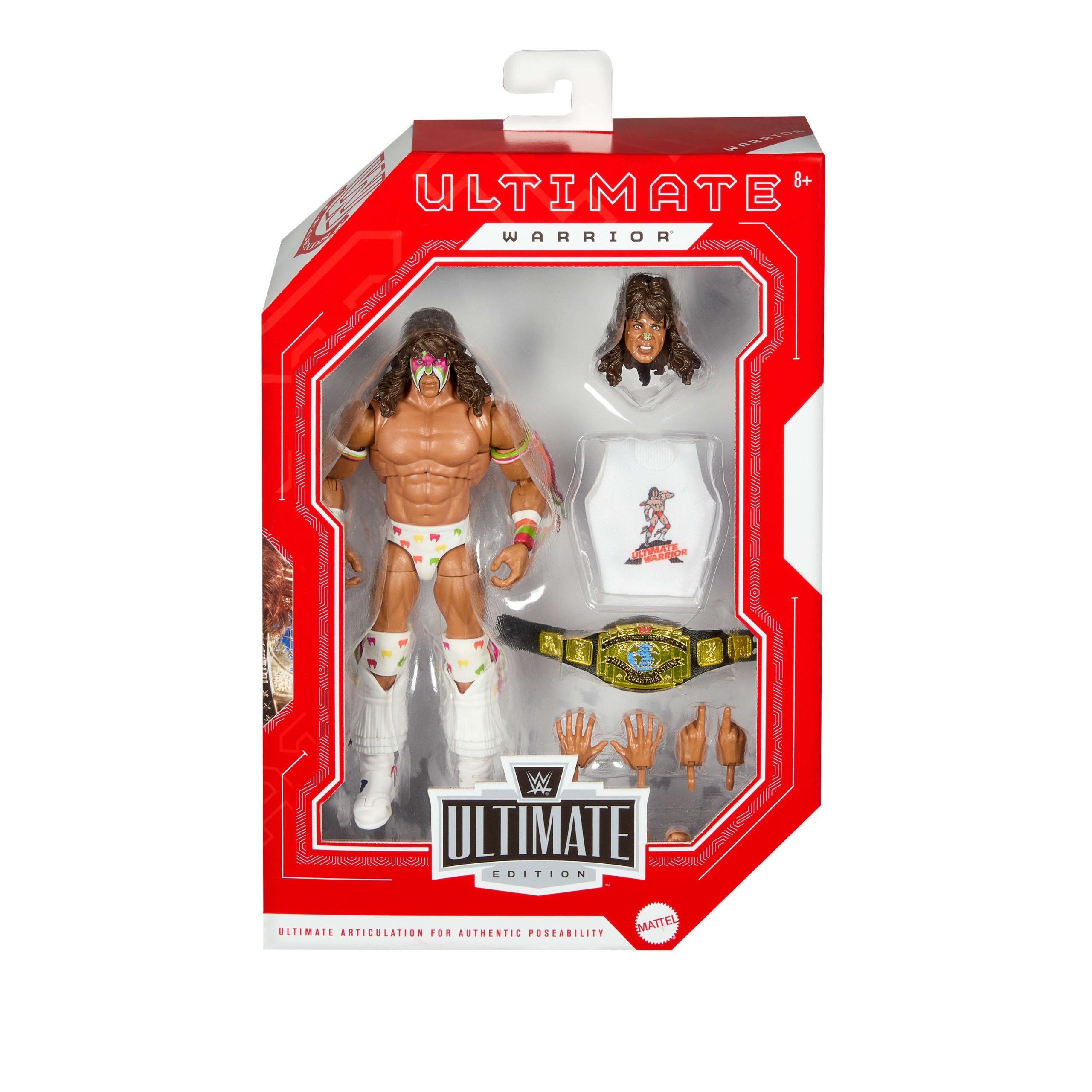 WWE Ultimate Legends Ultimate Warrior Action Figure - Image 6