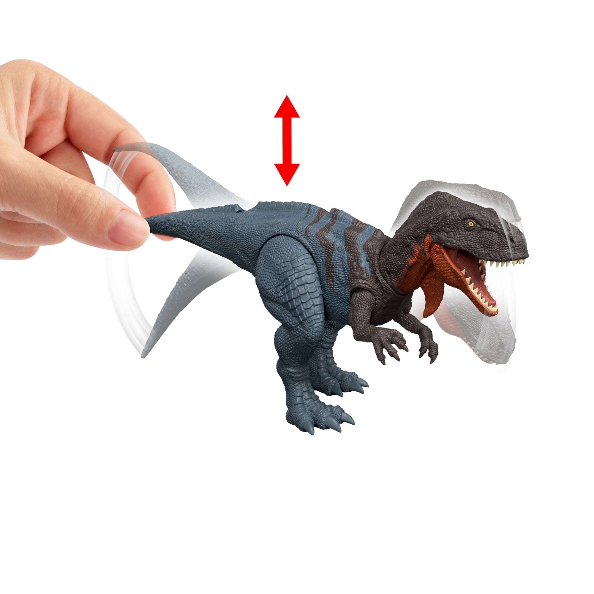 Jurassic World Dinosaurio de Juguete Rebirth Rugido Salvaje Abelisaurus - Image 3