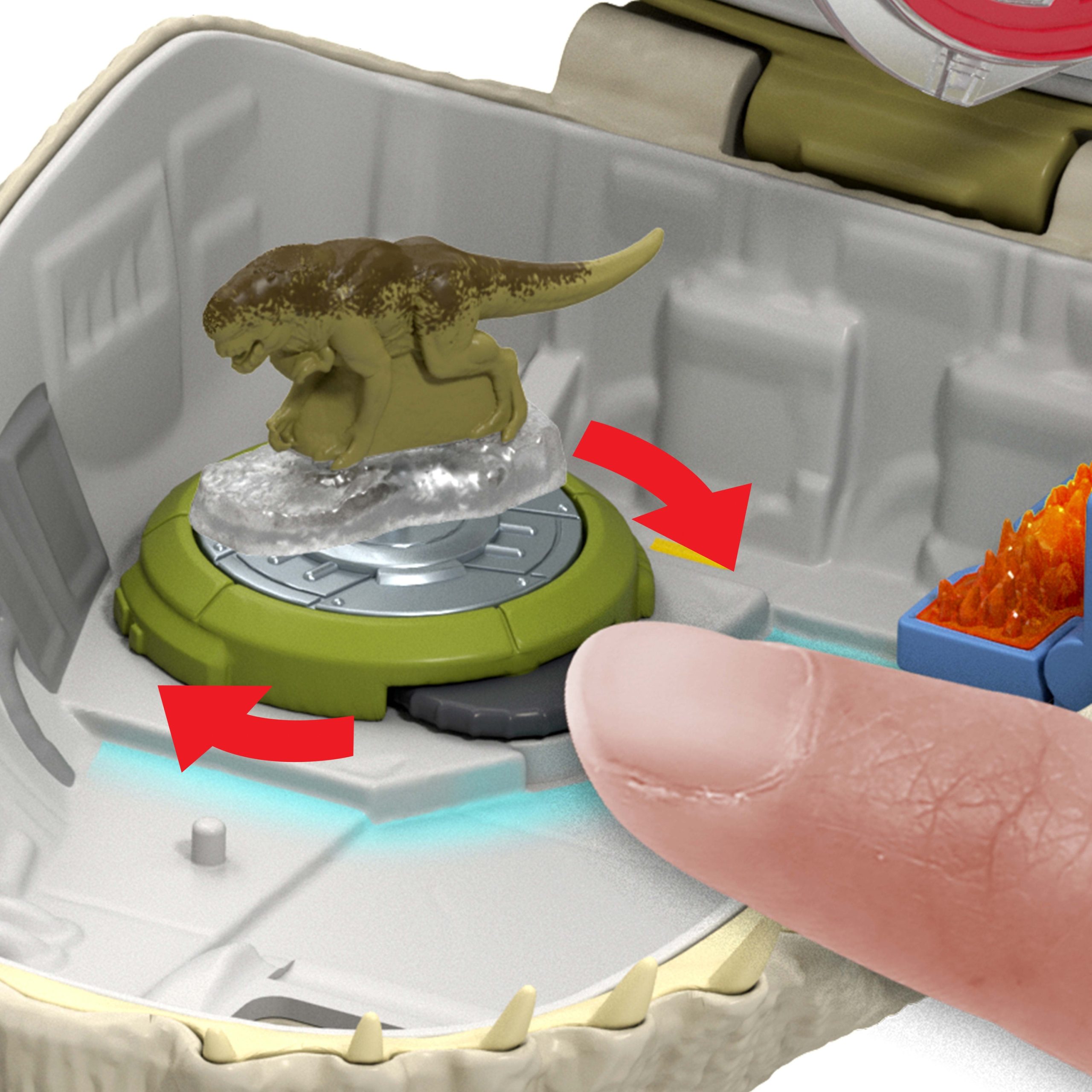 Tête de Mutadon Micro Aventures Jurassic World : La Renaissance. Coffret Avec Fonctionnalités Interactives et Petites Figurines - Image 4