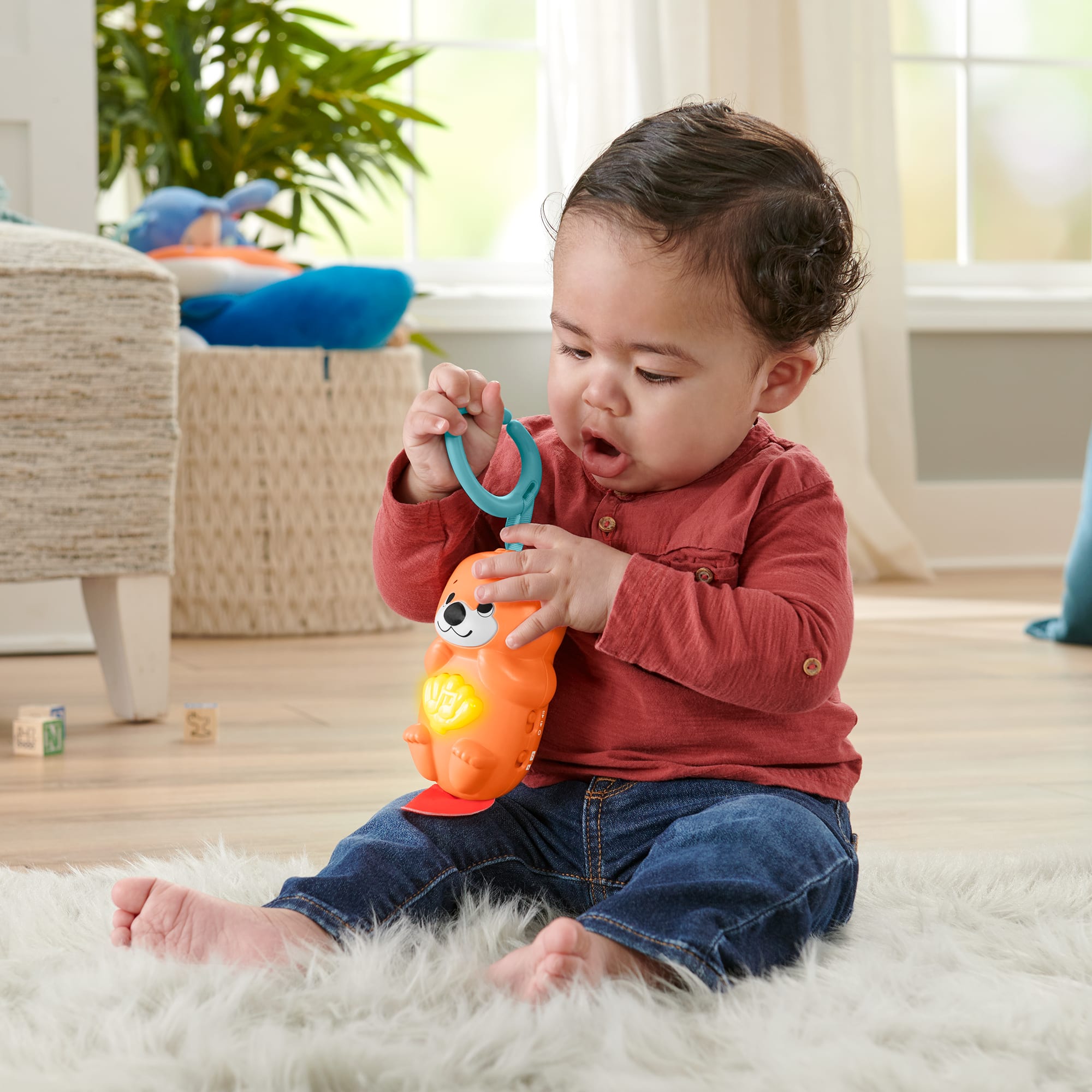 Fisher-Price 3-in-1 Music Glow & Grow Gym. Baby Playmat With Lights & Newborn Sensory Toys - Image 4