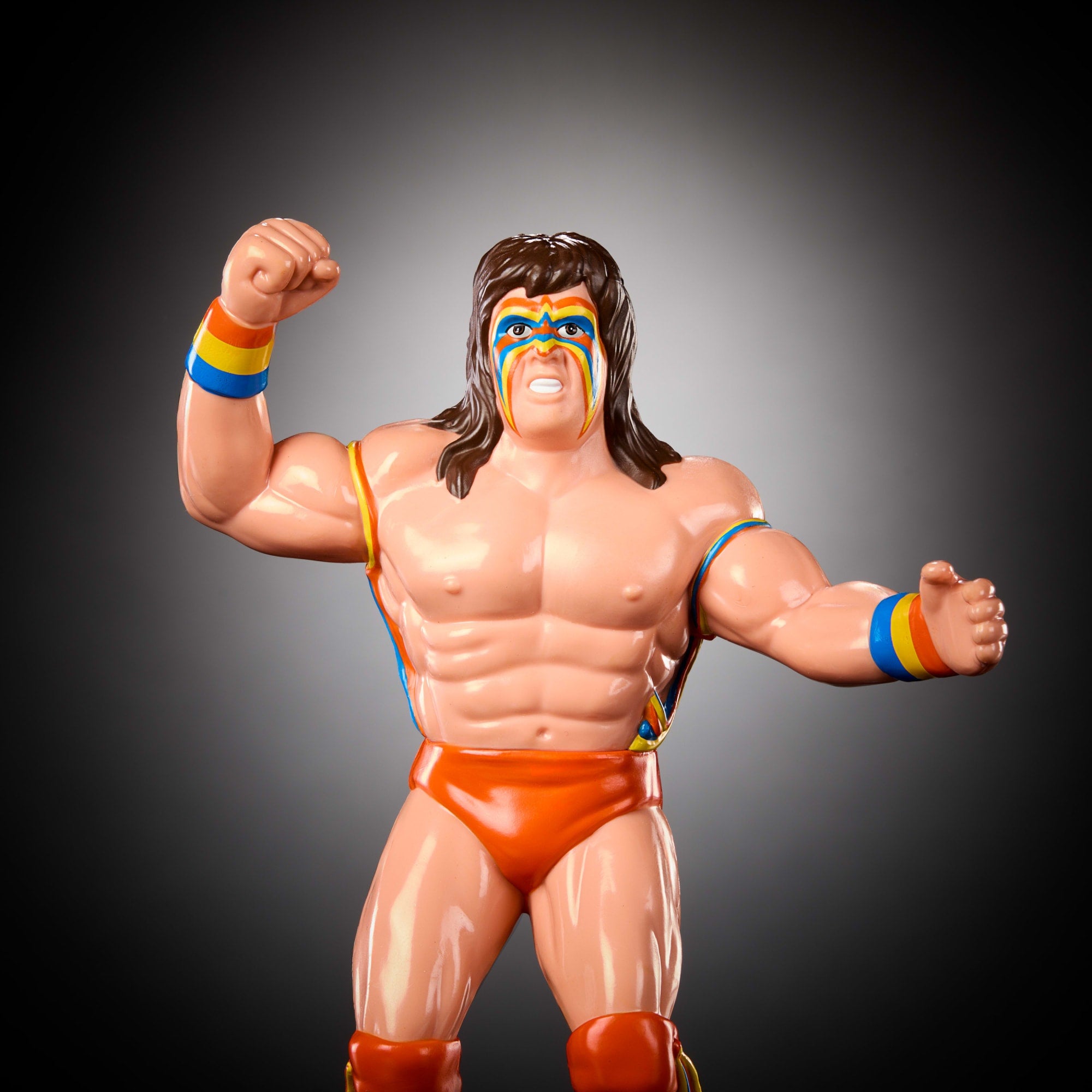 LJN WWE Superstars Ultimate Warrior Action Figure & Poster - Image 2