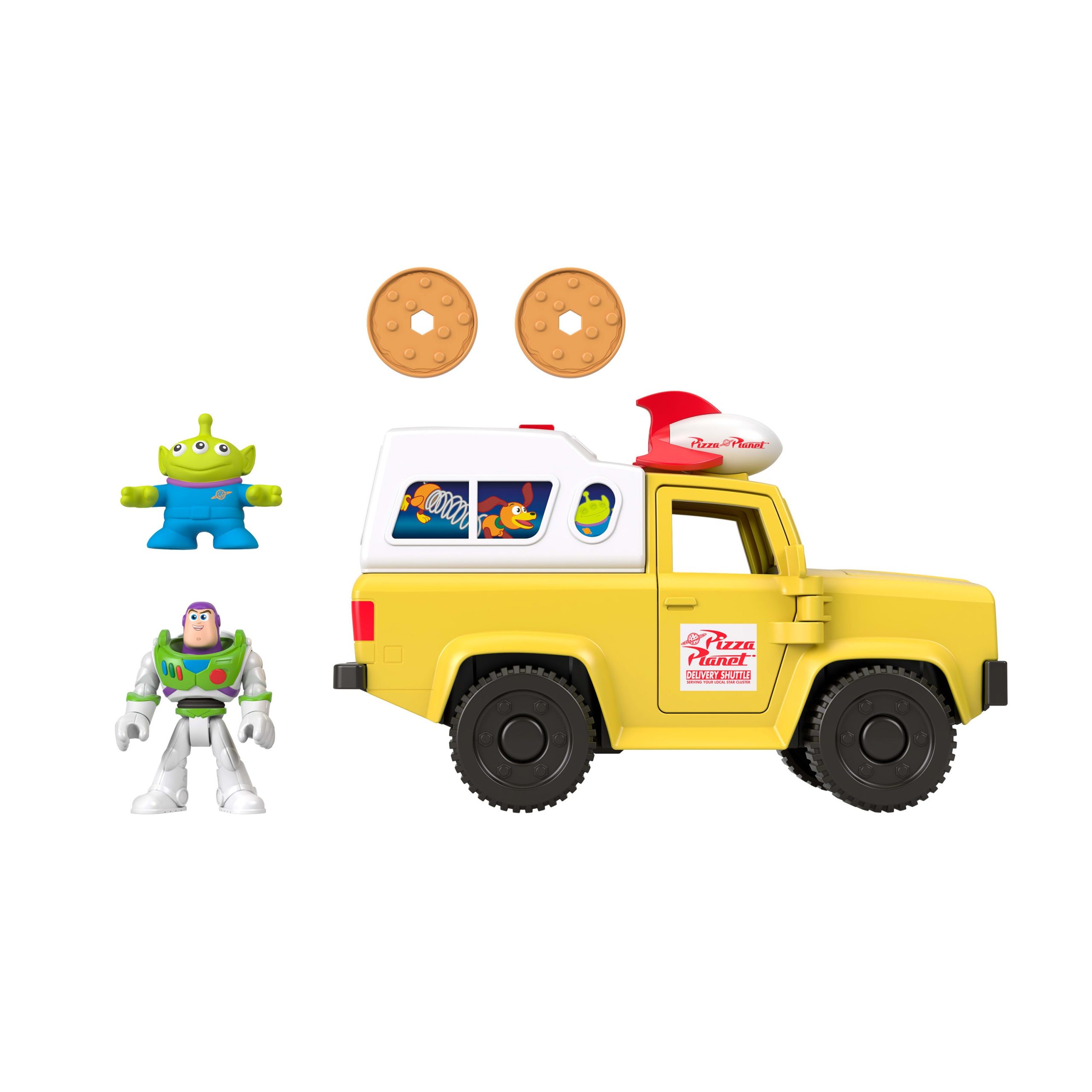 Imaginext Toy Story Camioneta Pizza Planet con Buzz y Alien - Image 5
