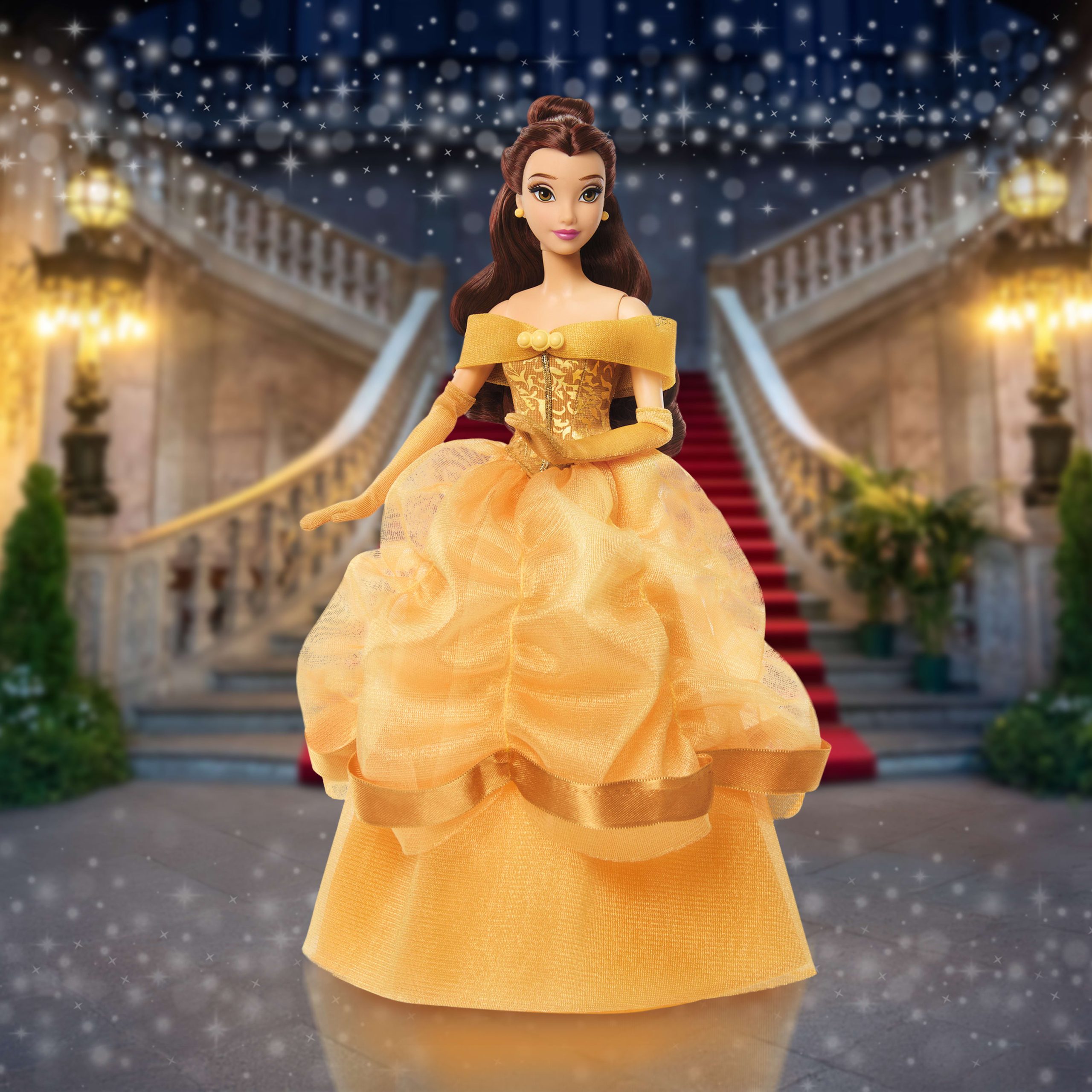 Disney Princesses Étincelantes Poupée Belle - Image 2