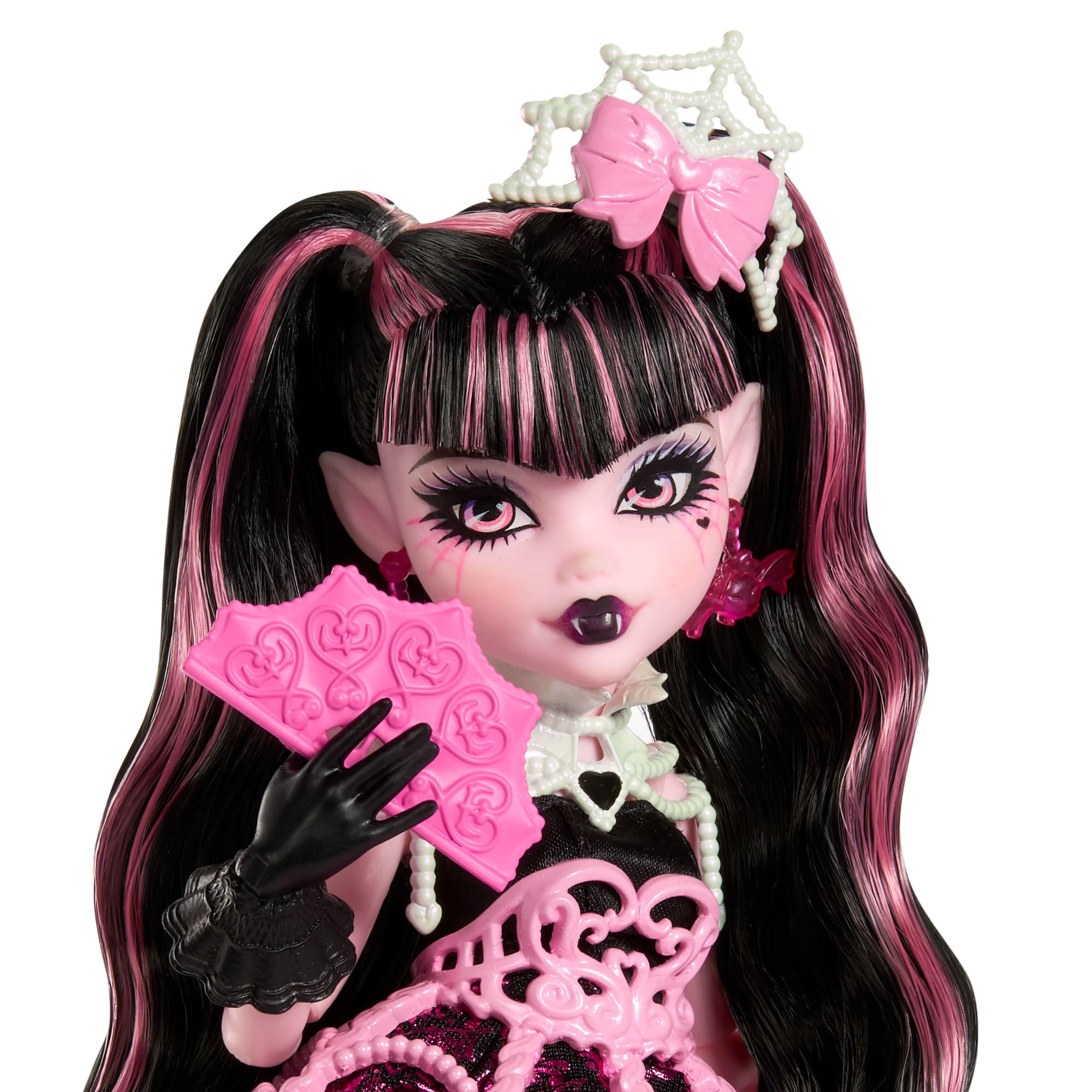 Monster High Scary Sweet Birthday Draculaura Doll in Party Dress With Balloon & Gift - Image 5