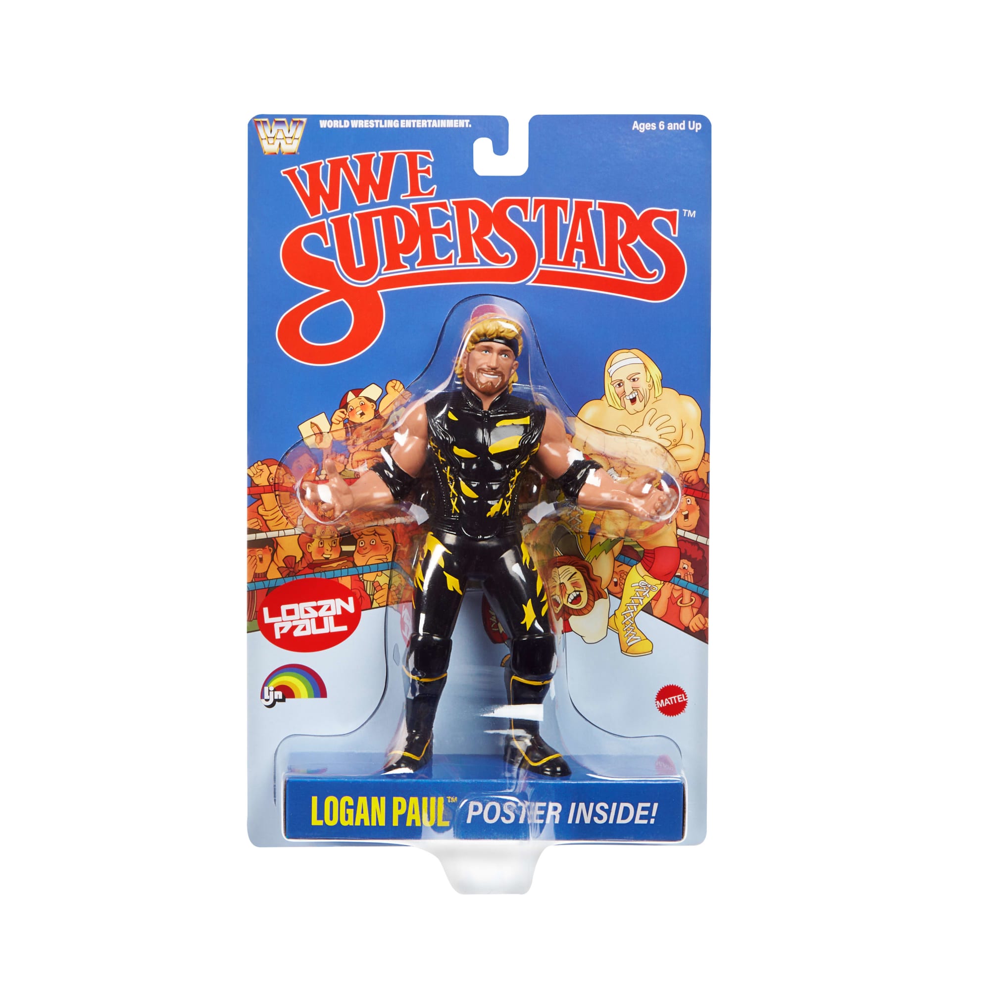 LJN WWE Superstars Logan Paul Action Figure - Image 5