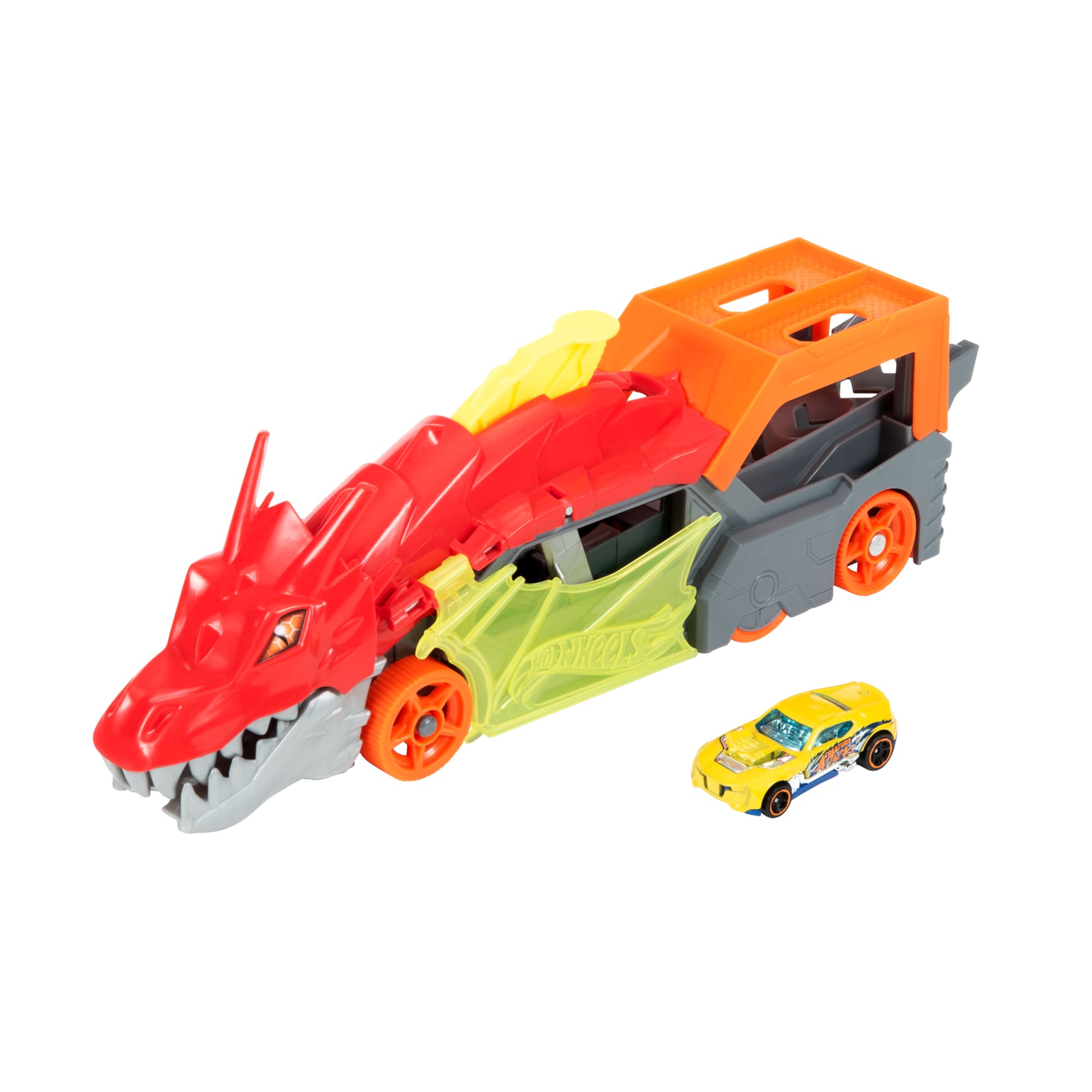 Hot Wheels City Dragon Launch Transporter. Spits Cars From Its Mouth. Gift For Kids 3 Years & Up - Image 6