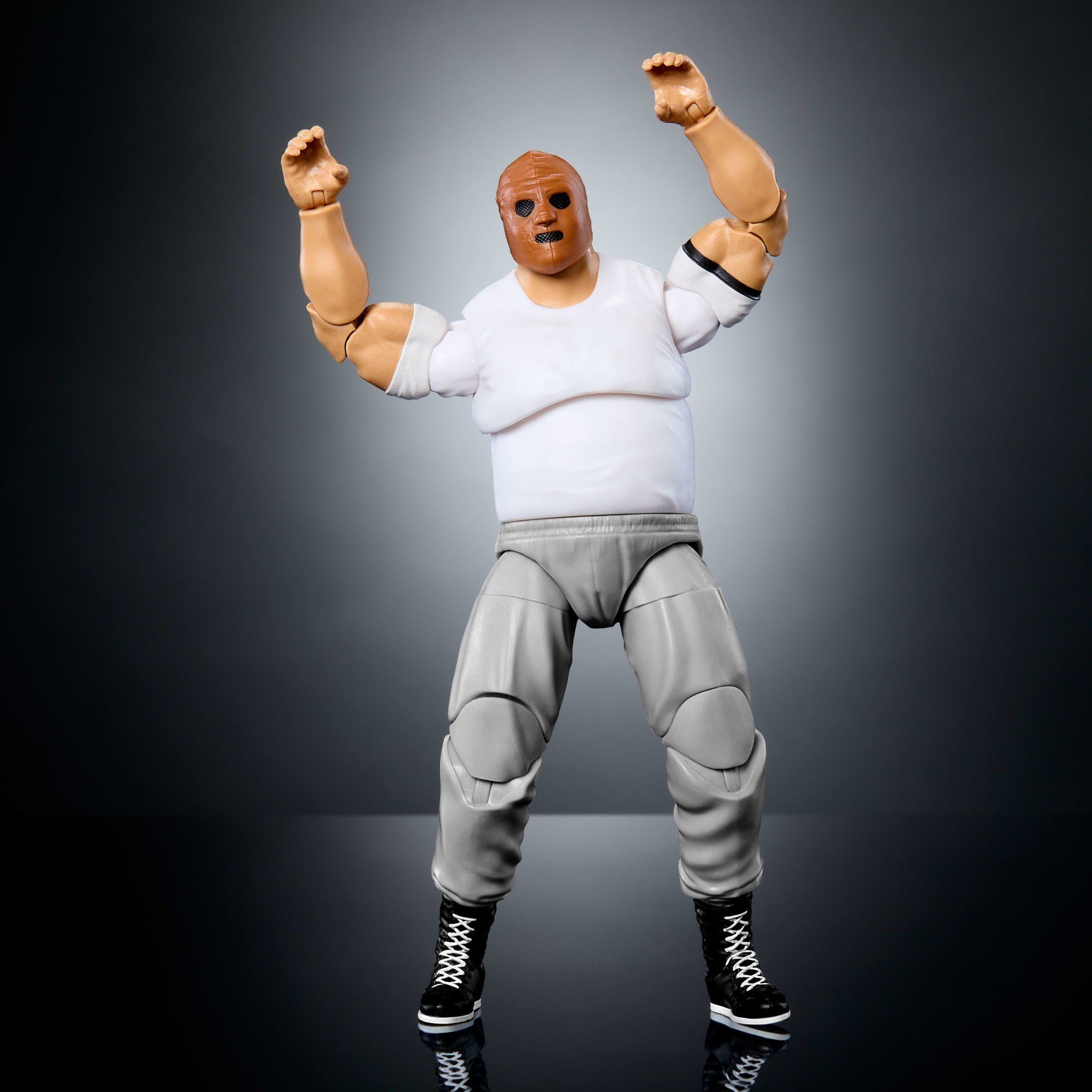 WWE Elite Collection Monday Night War Hardcore Hak Action Figure & Golga Build-A-Figure Parts - Image 8