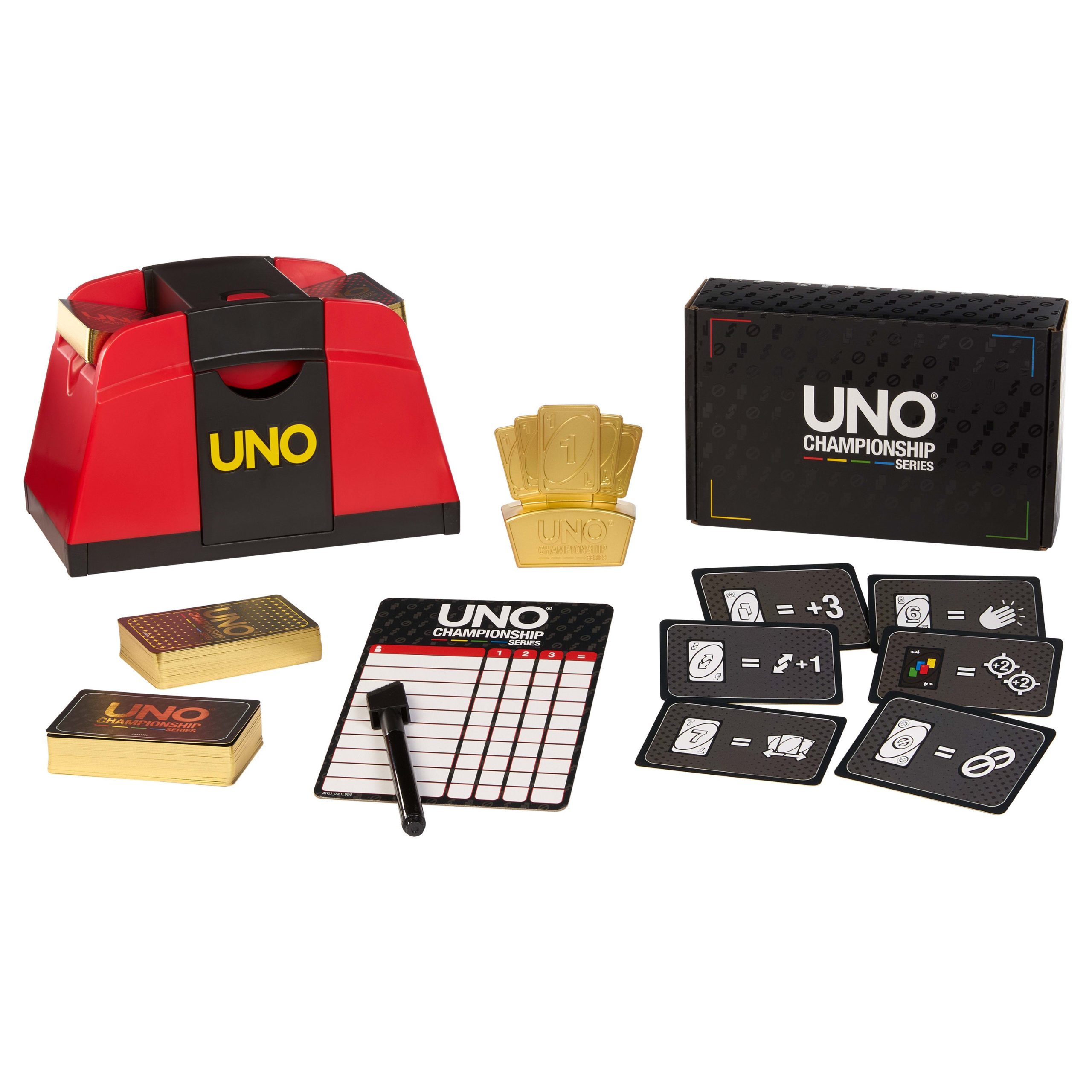 UNO Championship Series Bundle With Tournament Set And Card Shuffler For Kids And Adults - Image 6