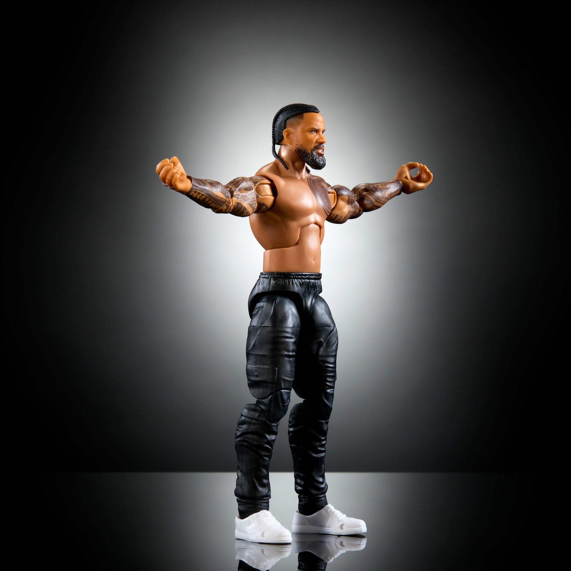 WWE Figura de Acción Elite Jimmy Uso rojo - Image 5