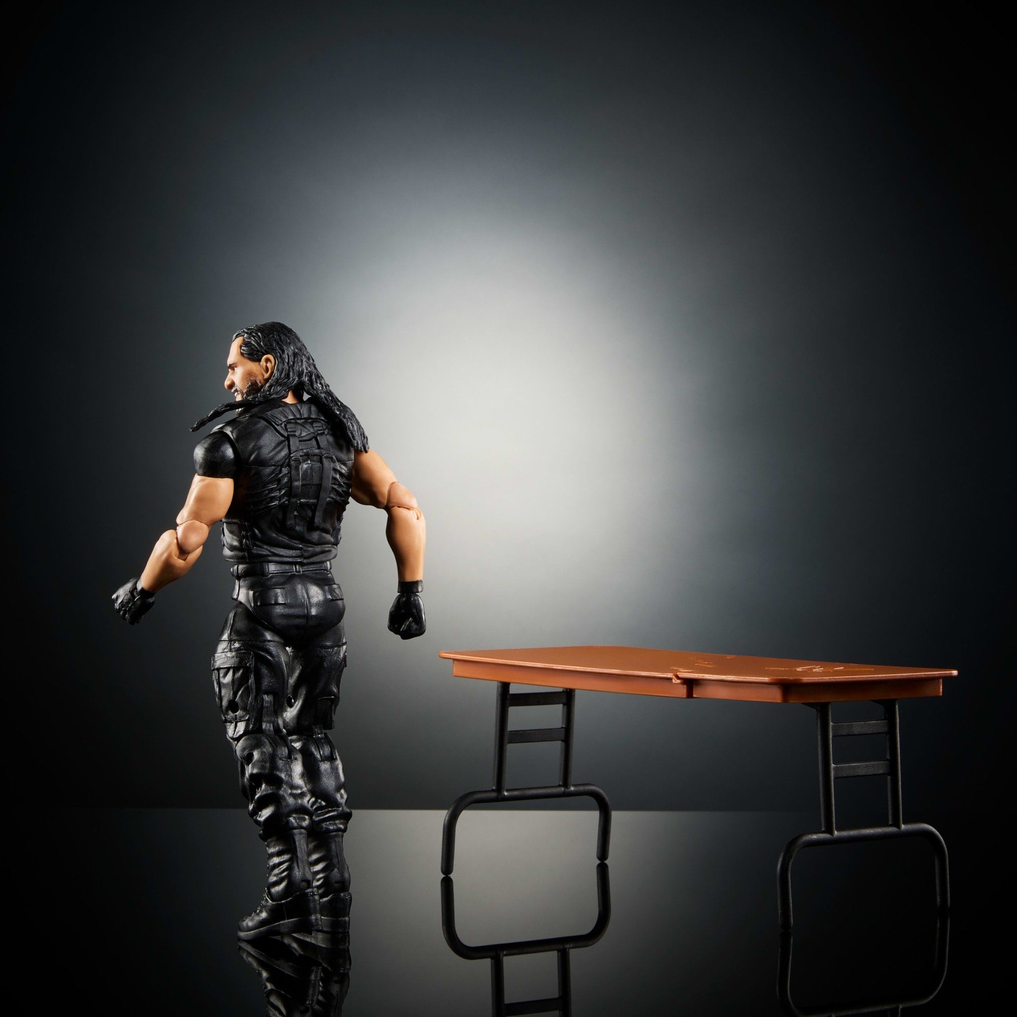 WWE Figura de Acción Elite Seth Rollins negro - Image 6