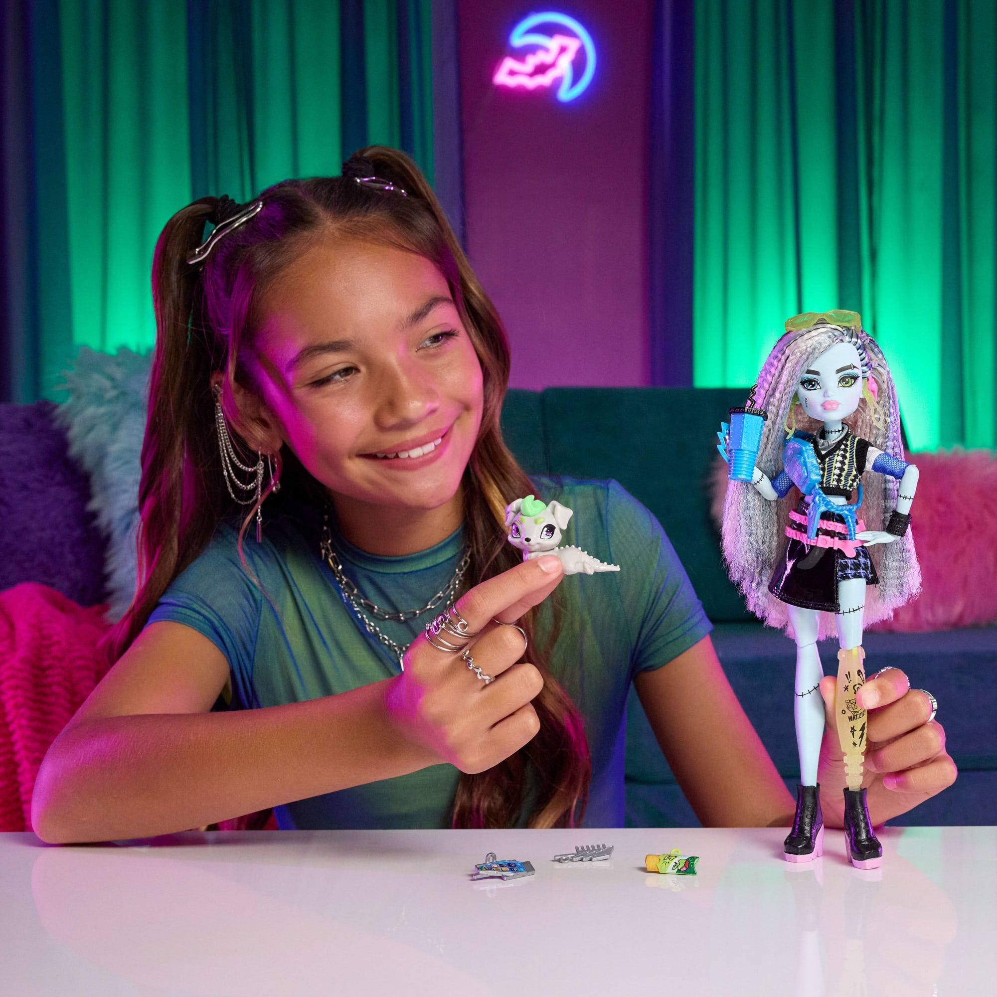 Monster High Boneca Monster high boneca looks monstruoso frankie - Image 2