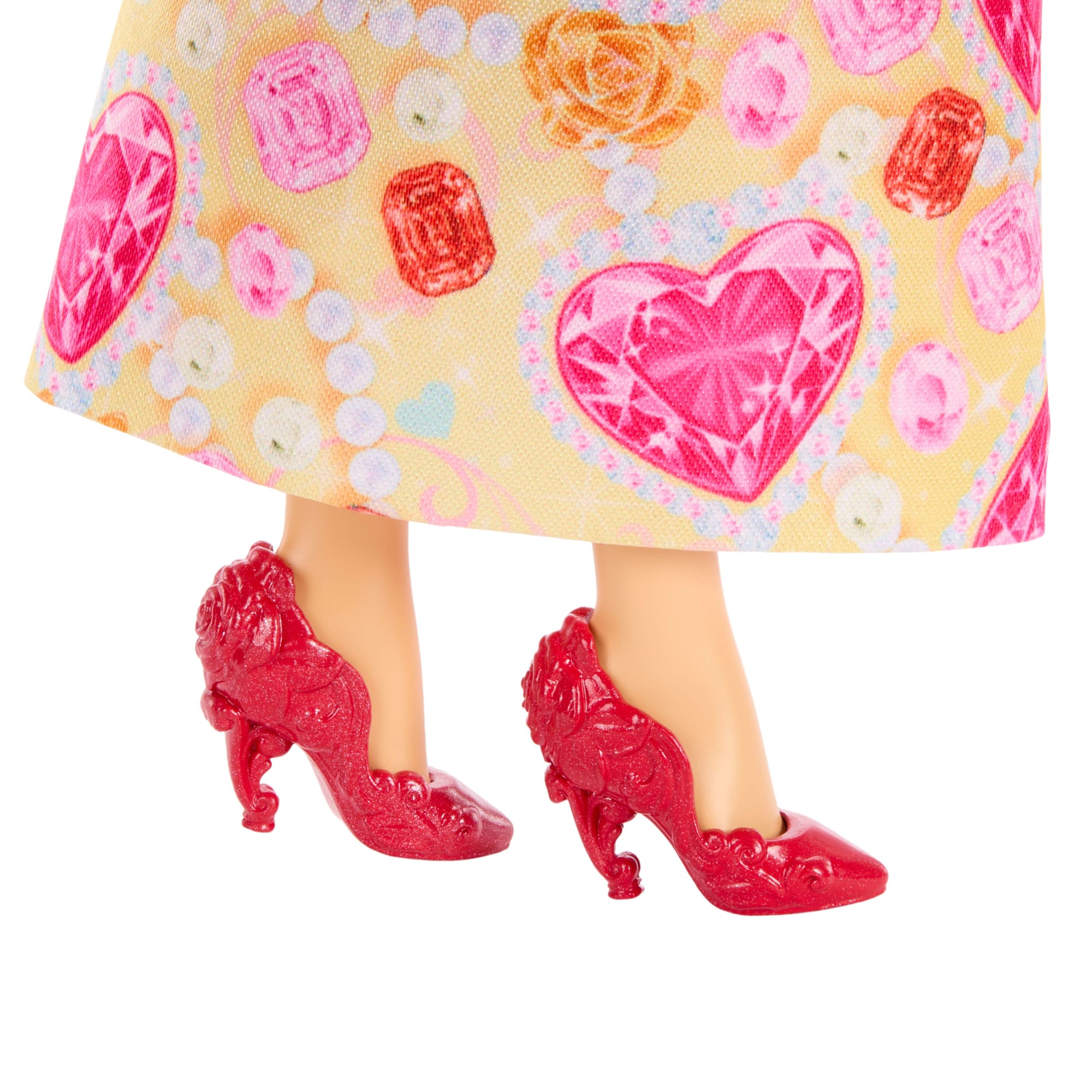 Disney Princess Jewel Reveal Belle Fashion Doll W/ 8 Surprises Including Gem Box & Accessories - Image 5