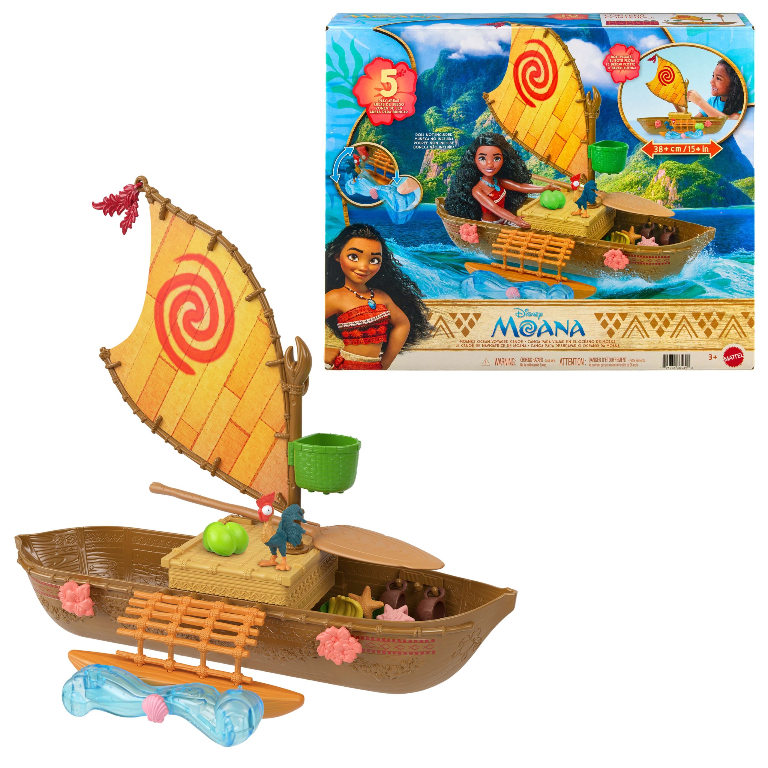 Moana Garland Fashion Dolls Moana Barco de Aventuras