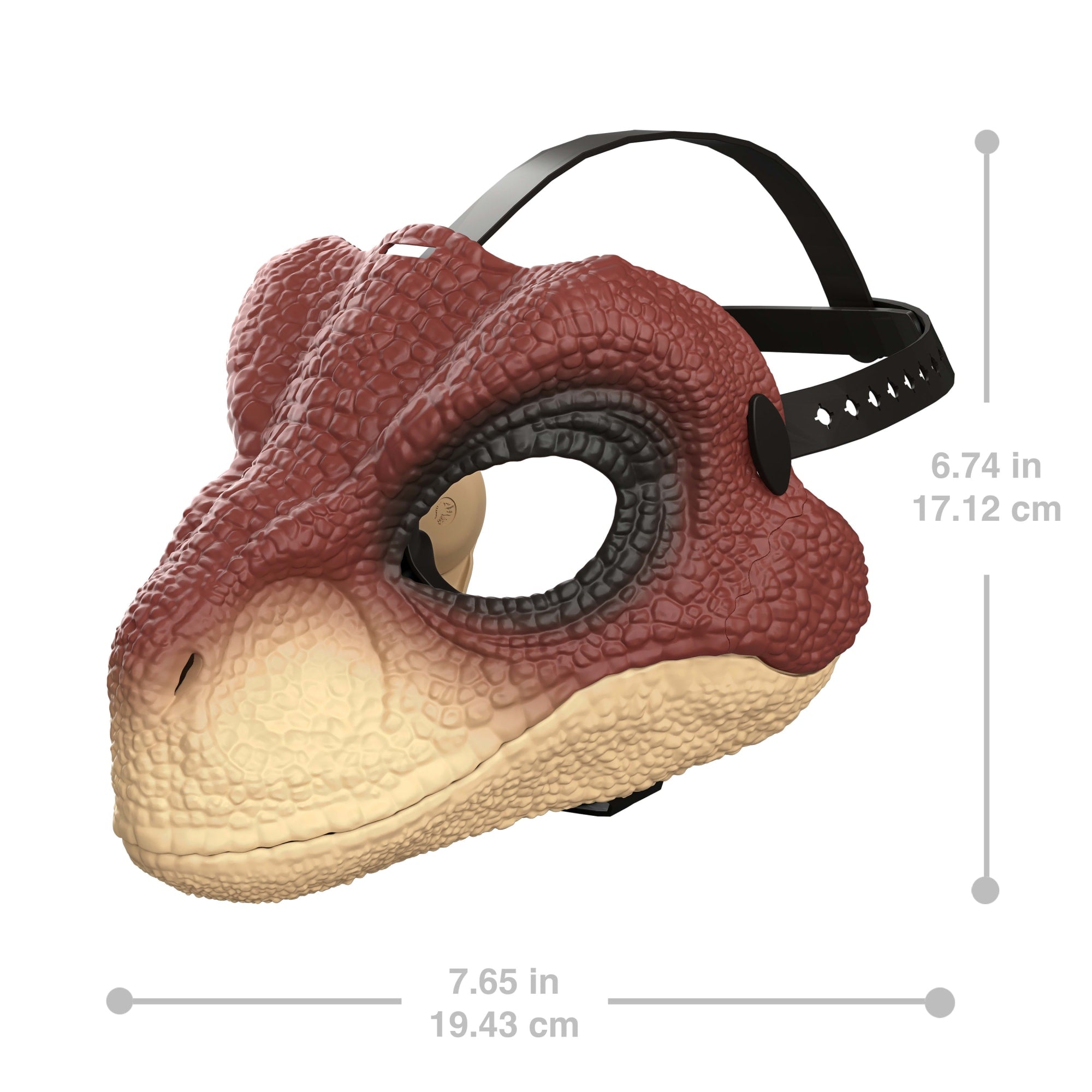 Jurassic World Rebirth Raptor Dinosaur Mask. Role-Play Head Wear. Movie-Inspired Costume Gear - Image 2