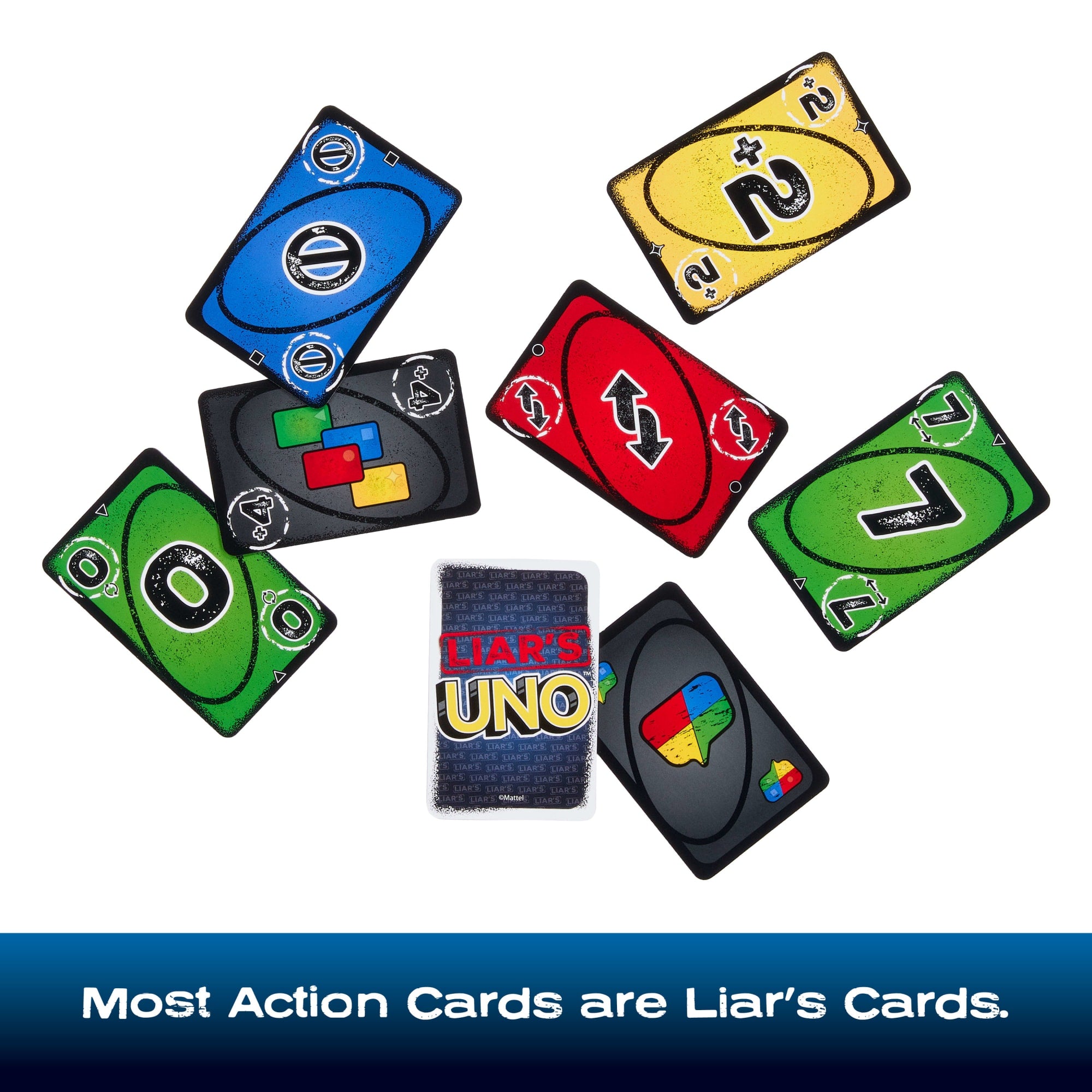 Liar's UNO Card Game For Adults. Kids. Families. Parties & Game Nights. Trick Play & Bluffing - Image 5