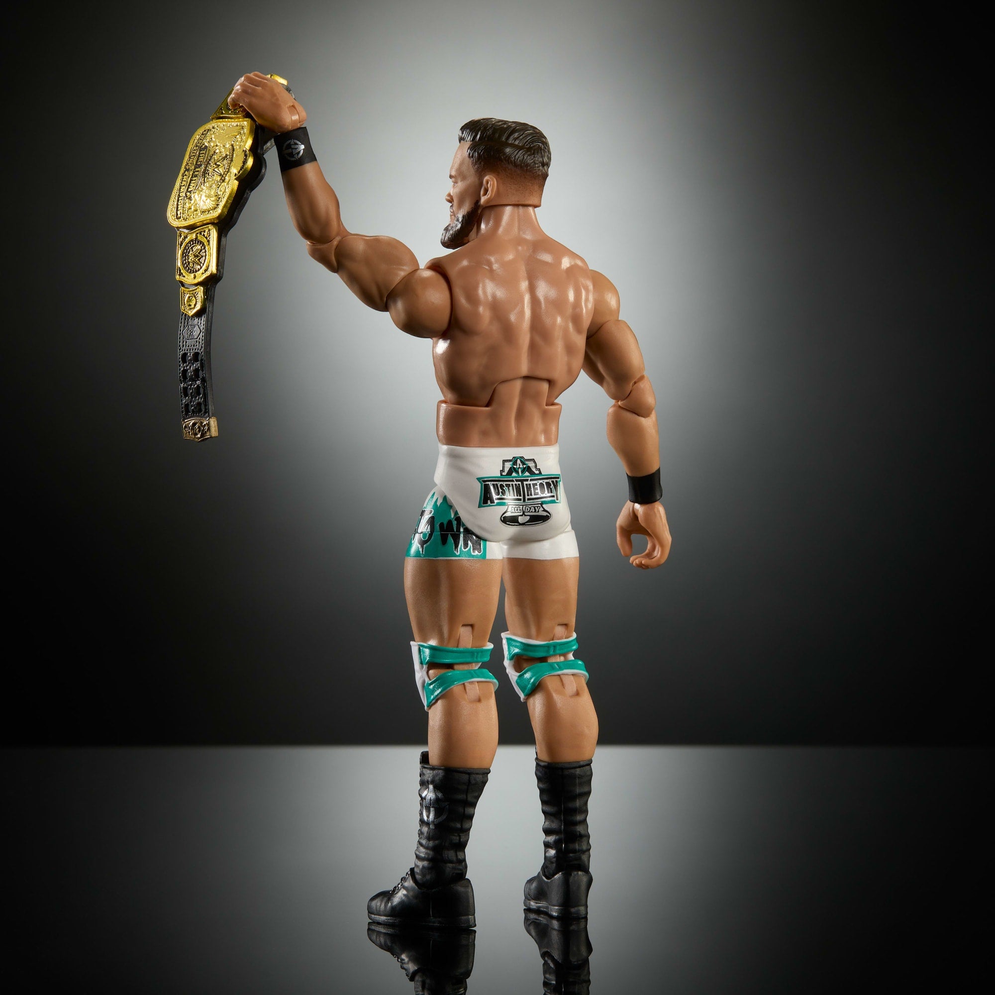 WWE Elite Austin Theory Action Figure. Series #121. 6-Inch Collectible With Accessories - Image 5