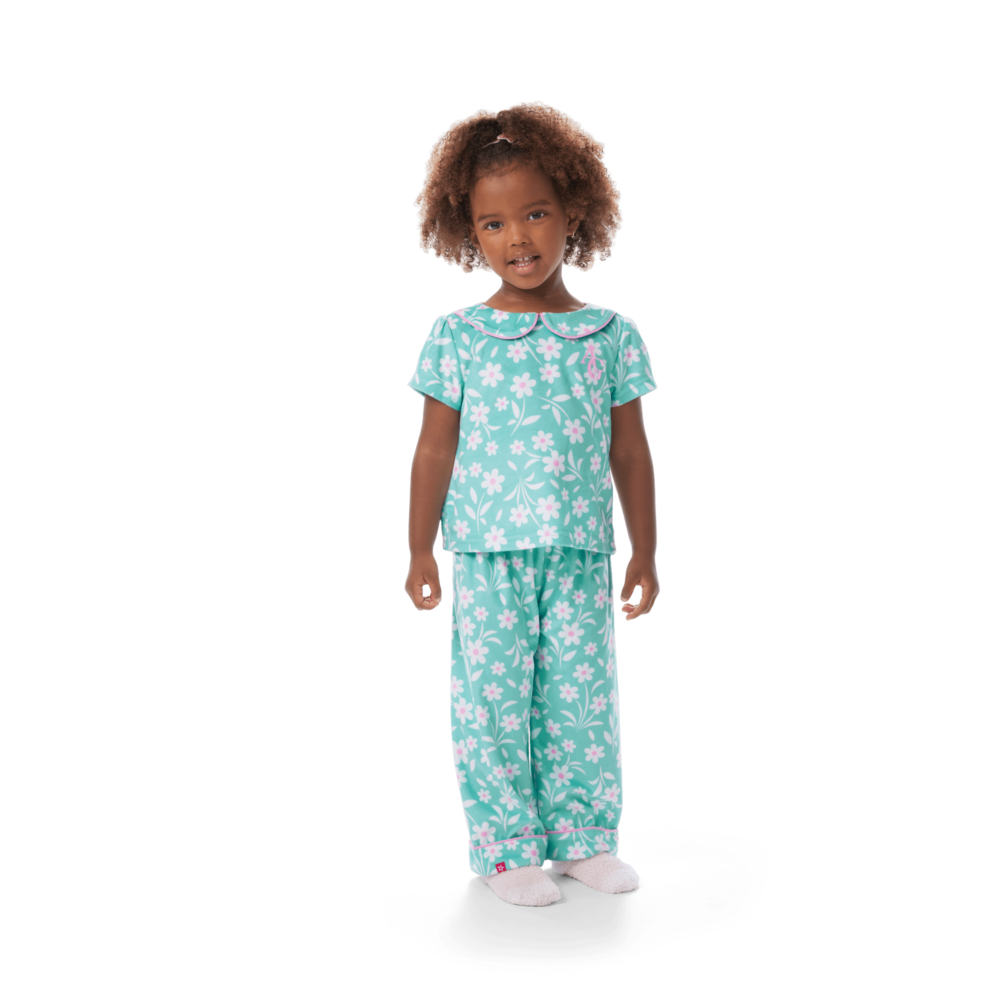 Flower Fun PJs for Little Girls & Bitty Baby® Dolls - Image 7
