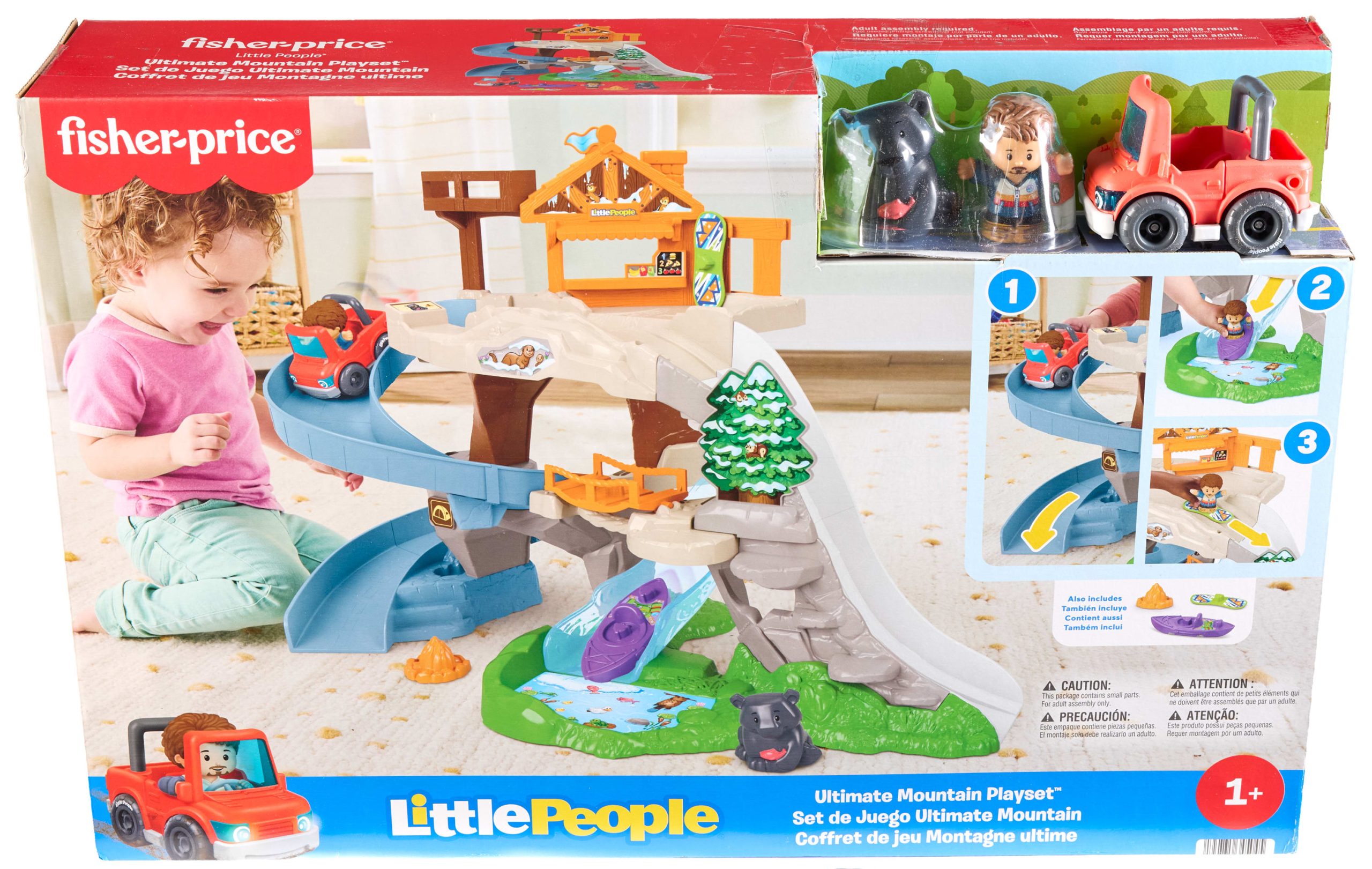 Fisher-Price Little People Ultimate Mountain Playset. Vehicle. Figures & Pieces For Toddler Play - Image 6
