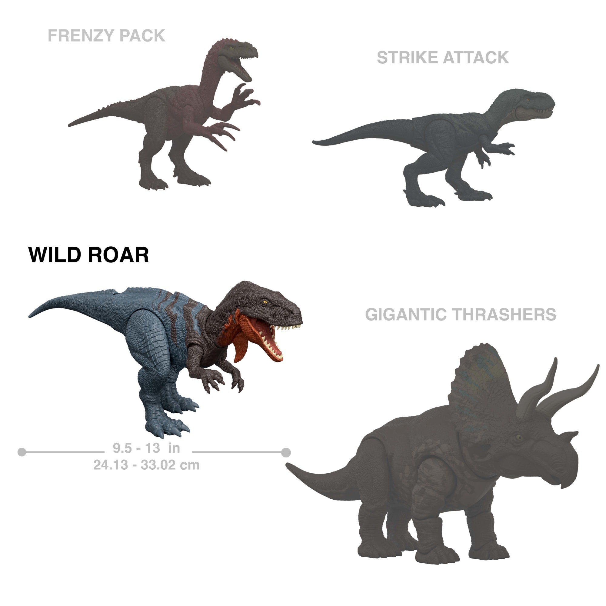Jurassic World Wild Roar Afrovenator Dinosaur Action Figure Toy. Attack & Light & Sound. Scan Code - Image 5