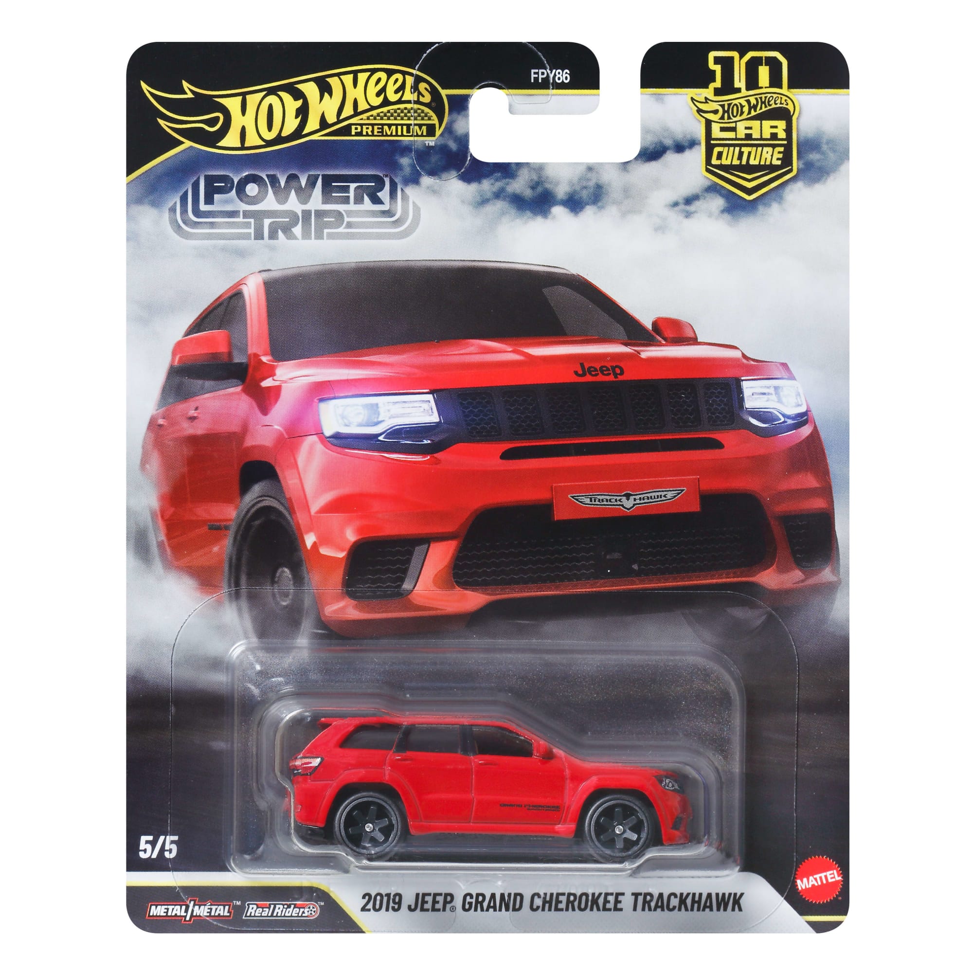 Hot Wheels Car Culture Premium 1:64 Scale Die-Cast Toy Jeep Grand Cherokee Trackhawk