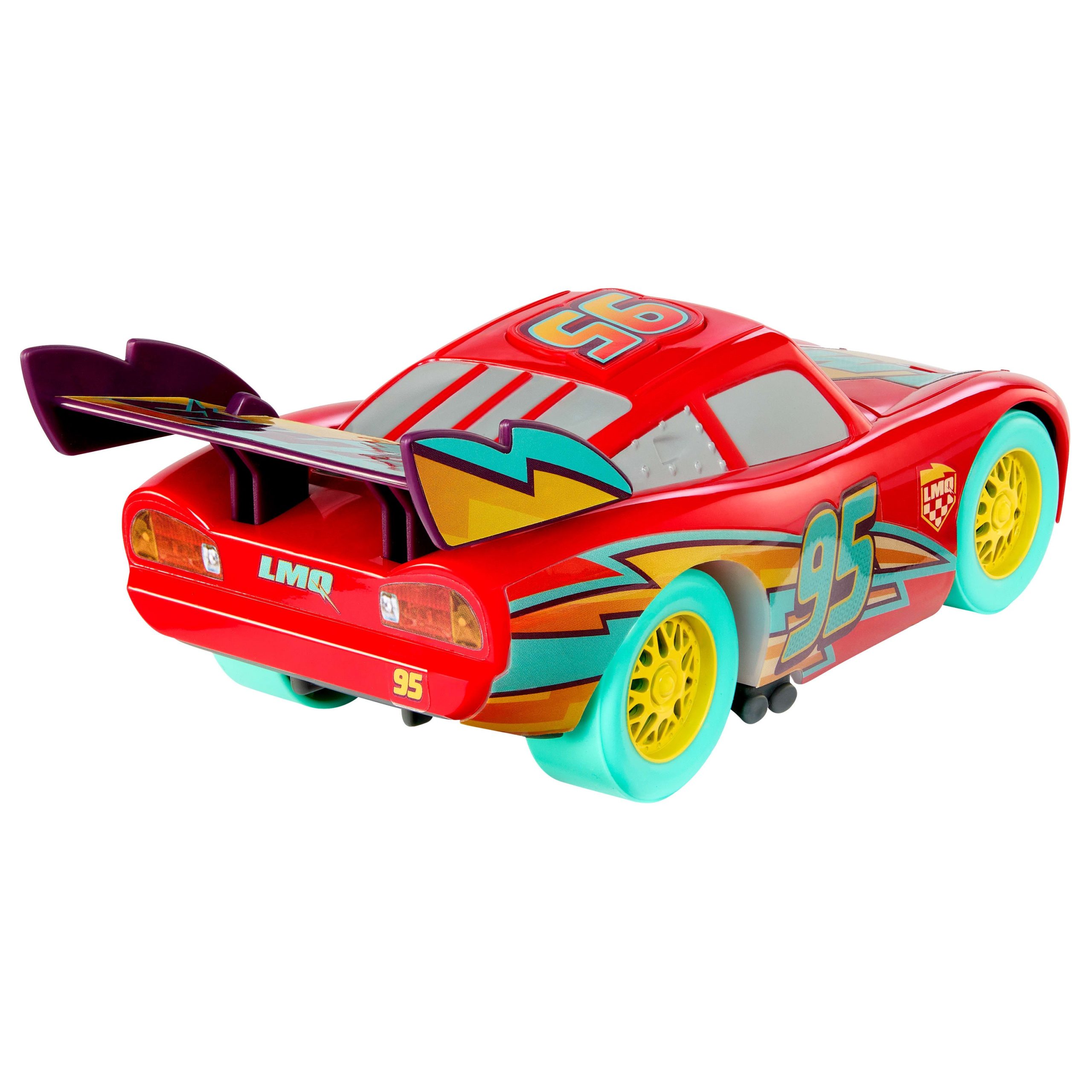 Disney And Pixar Cars Race To Celebrate Lights & Sounds Lightning Mcqueen. Large-Scale Toy Vehicle - Image 3