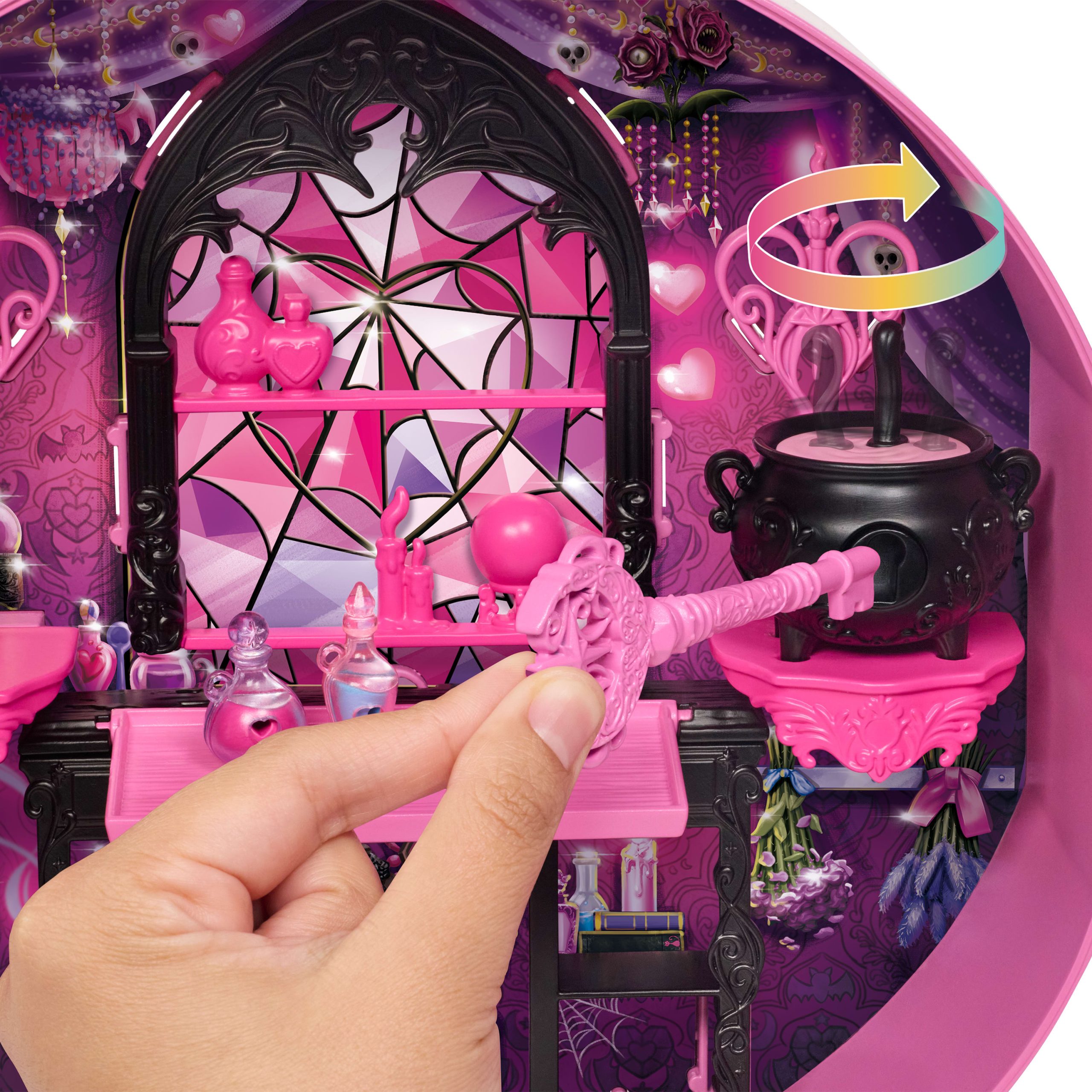 Monster High Potion Reveal Playset With Draculaura Doll & 9 Accessories. Secret Code Unboxing - Image 6