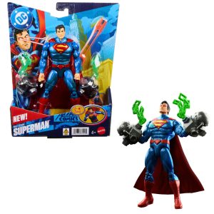 DC Premier 6.5 Inch Heat Vision Superman Figure With Action. Lights & Sounds. Posable
