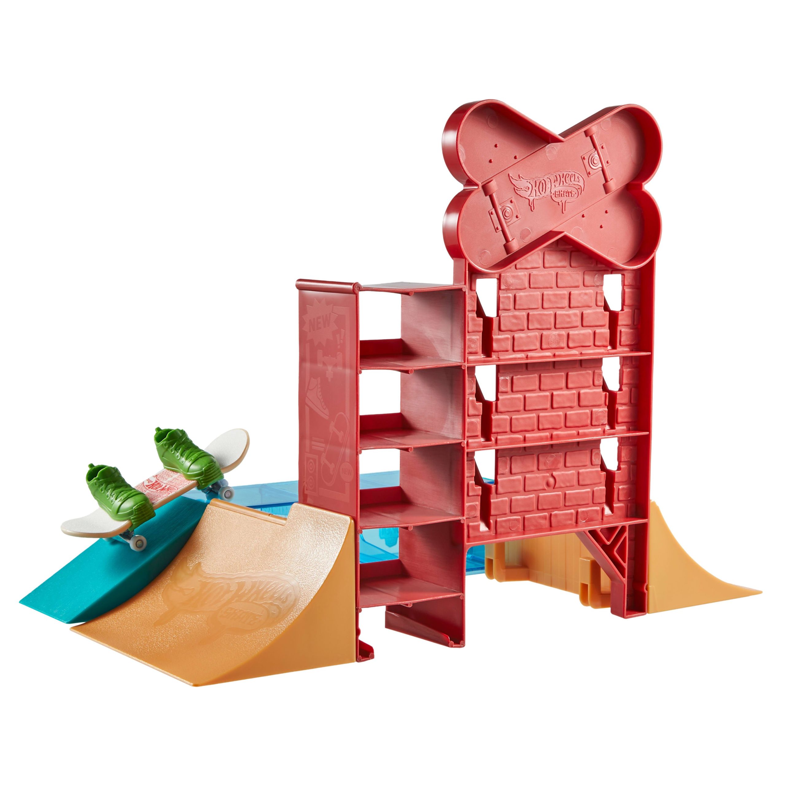 Hot Wheels Skate Skate Shop Playset With Exclusive Fingerboard & Pair Of Skate Shoes - Image 4