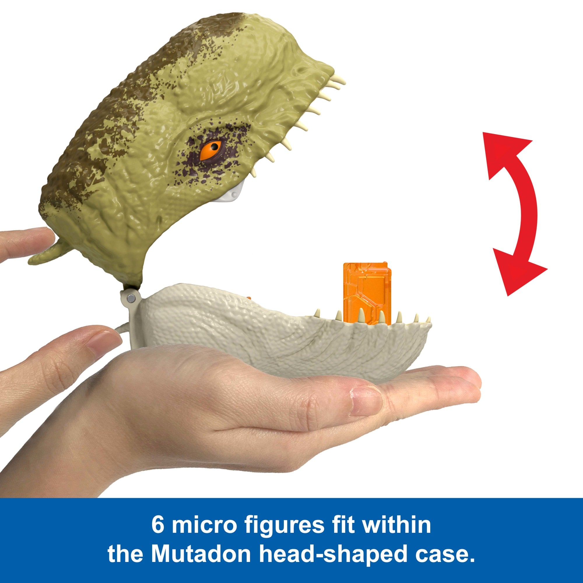 Jurassic World Rebirth Micro Adventure Mutadon Head. Playset interactive Features & Small Figures - Image 5