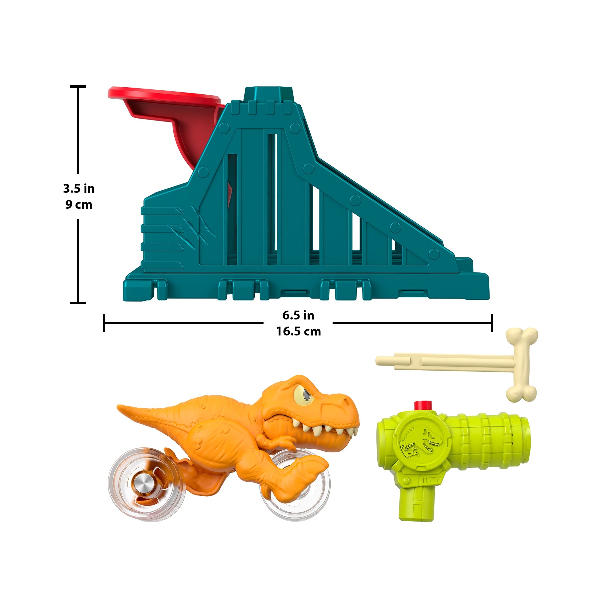 Imaginext Jurassic World Launcher Set With Chomping Toy T. Rex & 2 Accessories - Image 6