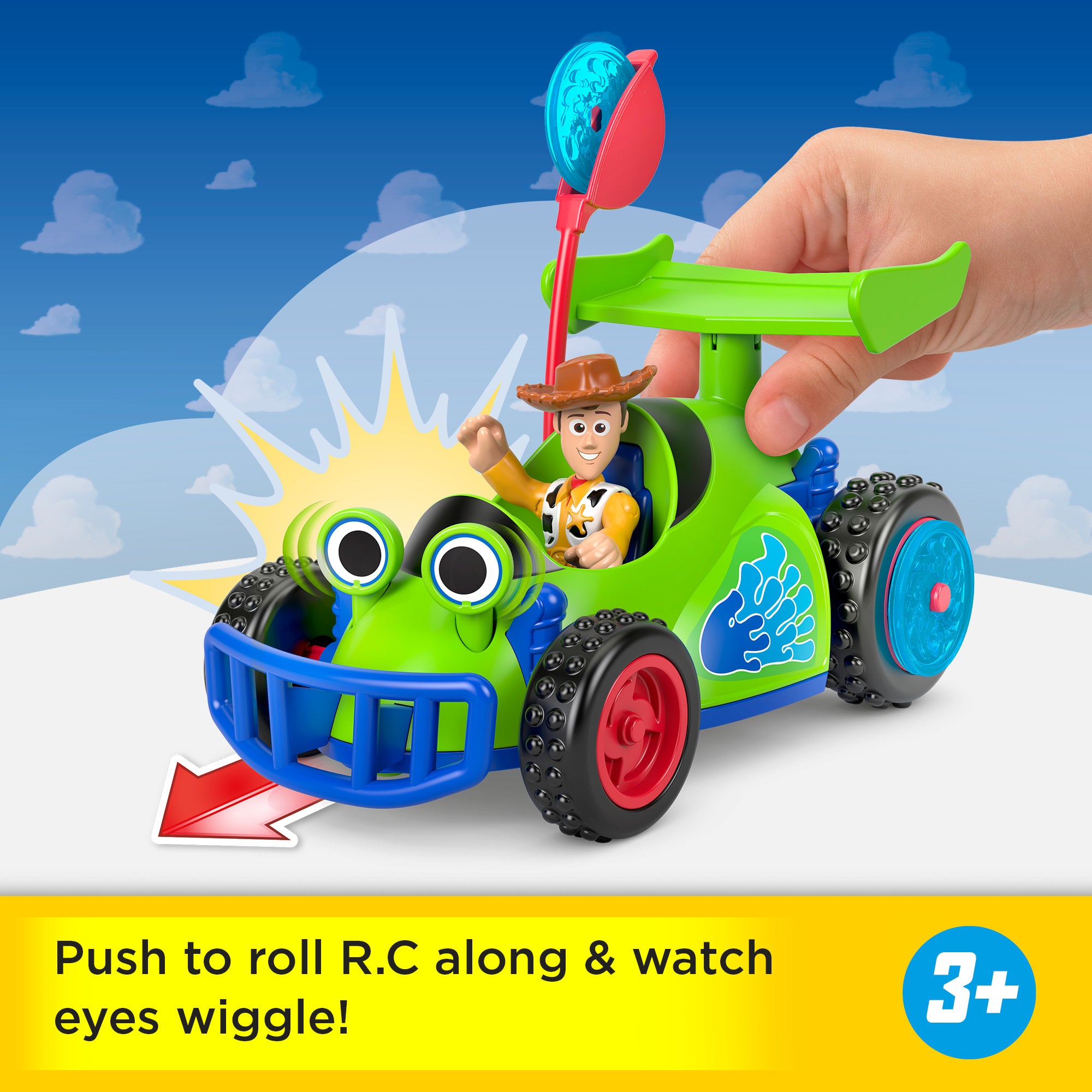Imaginext Woody & R.C. Play Set With Projectiles. Inspired By Disney And Pixar Toy Story - Image 2