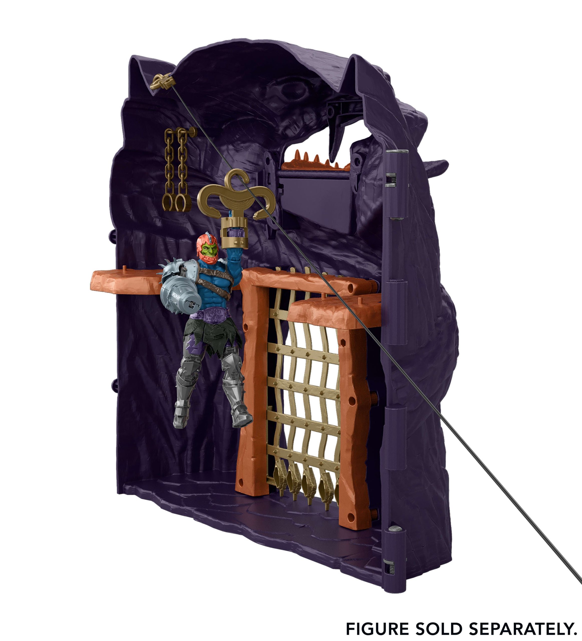 Masters Of The Universe Battle For Eternia Playset. Castle Grayskull. Snake Mountain & Skeletor - Image 6
