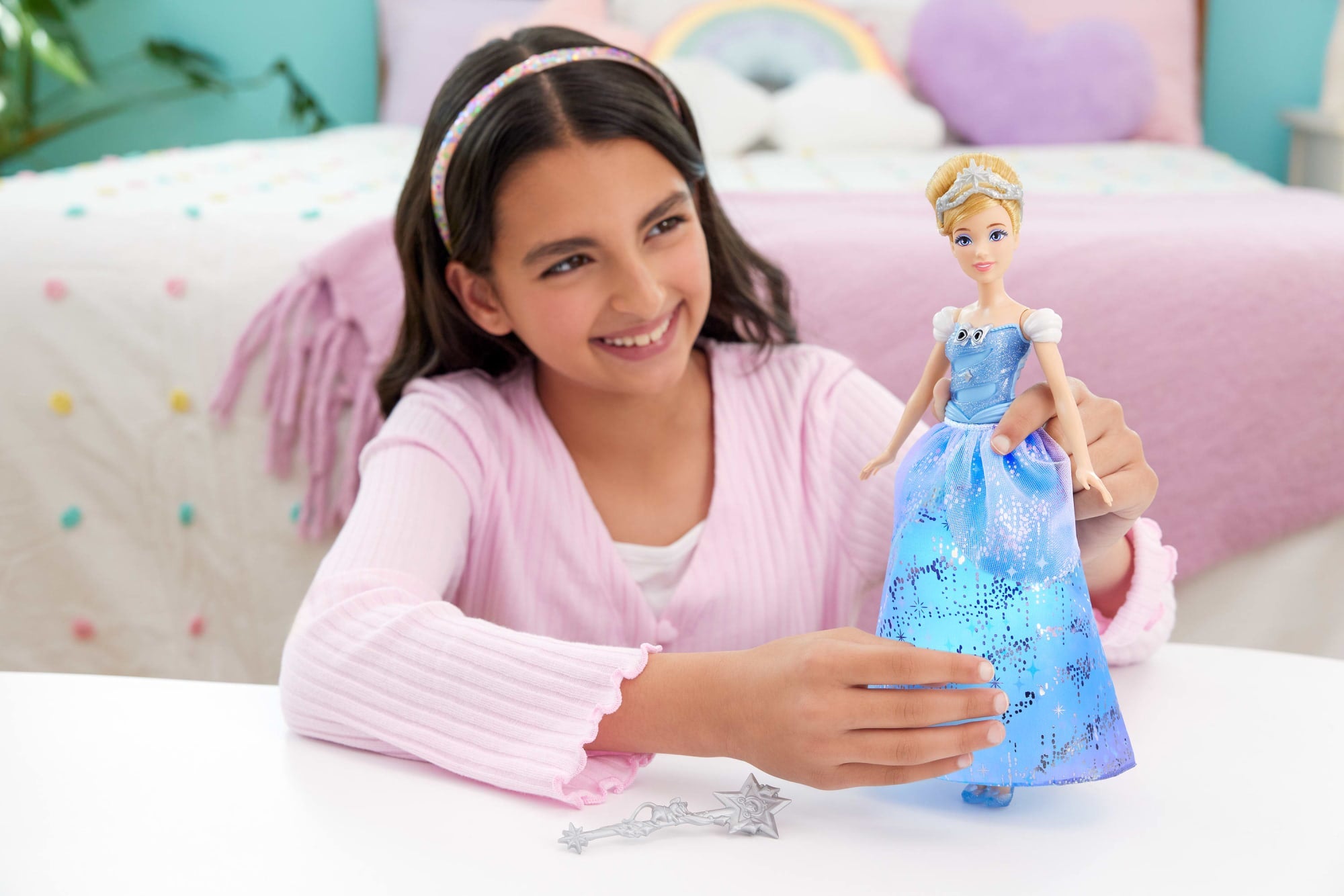 Disney Princess Enchanted Ballgown Cinderella Fashion Doll With Lights & Sounds. inspired By Movie - Image 2