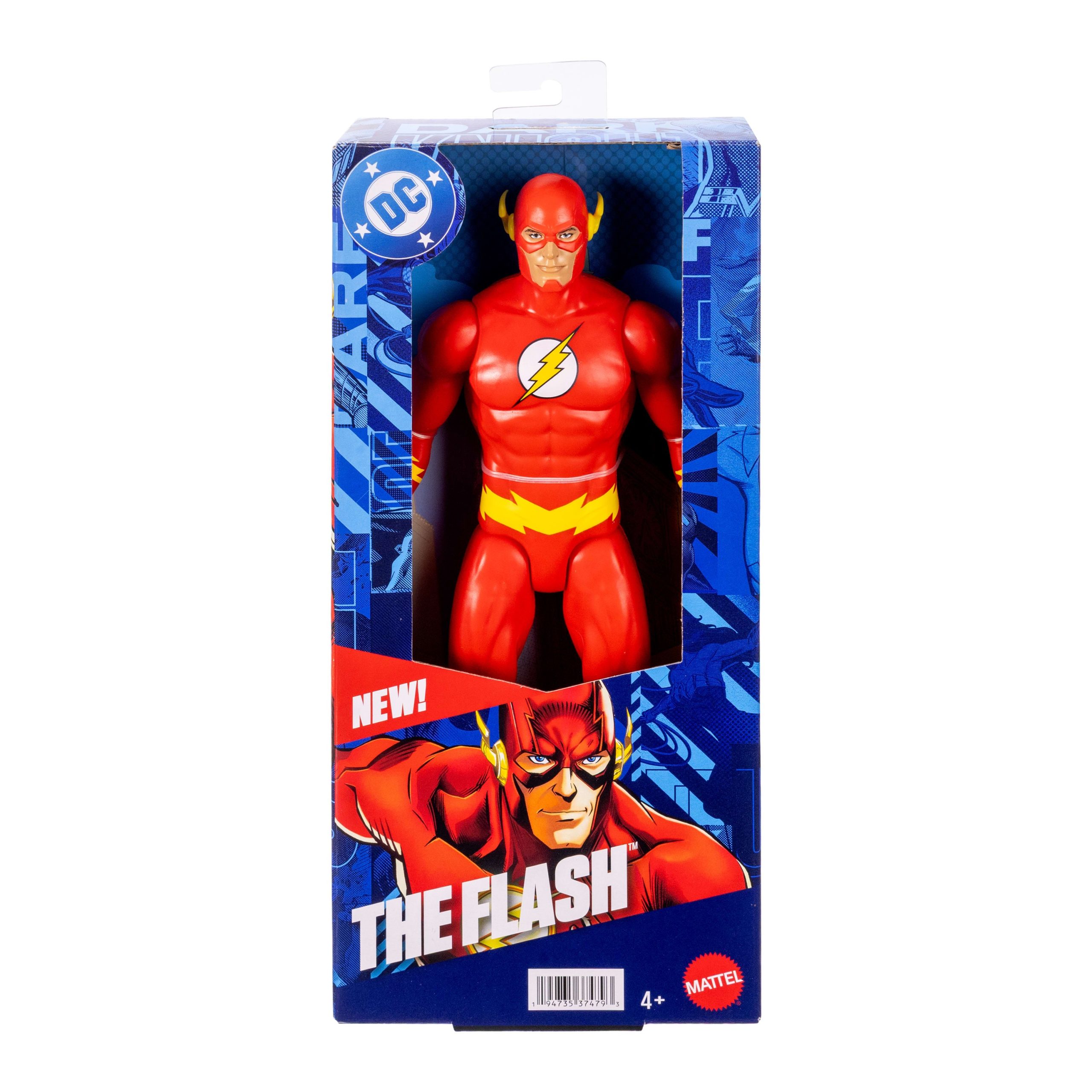 DC 12 Inch The Flash Action Figure. Classic Super Suit. 7 Points Of Articulation - Image 5