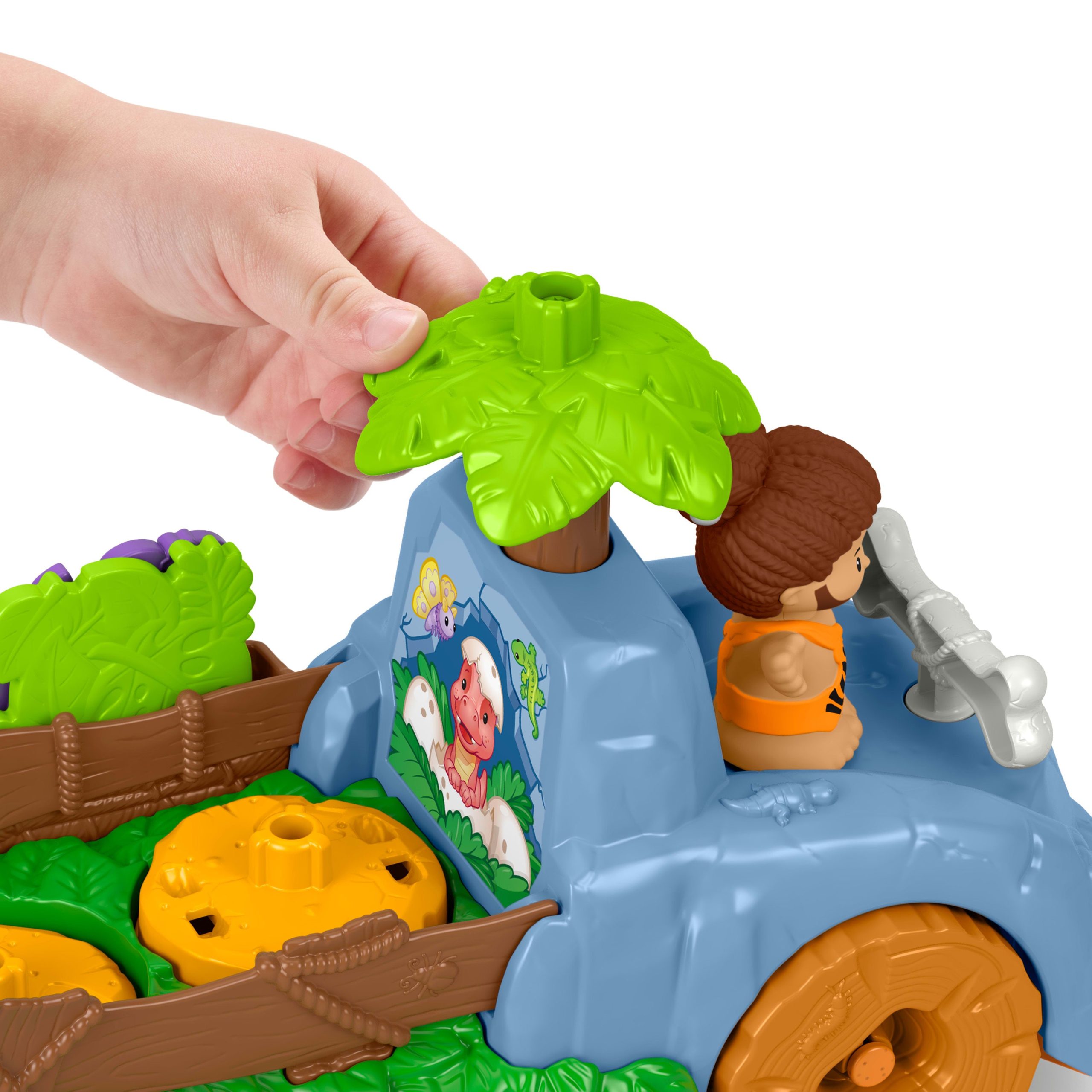 Camion Dino Gigoteur Little People de Fisher-Price. Coffret de Dinosaures de 6 Éléments Pour Les Tout-Petits - Image 5