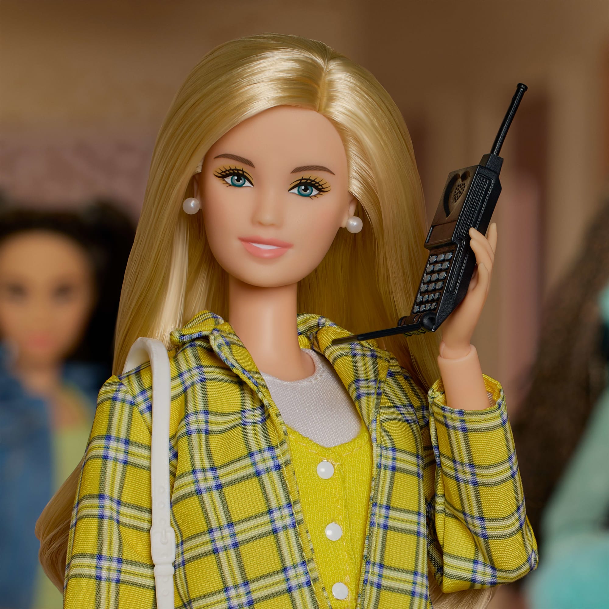 Barbie Signature Clueless Cher Collector Doll With Yellow Plaid Suit & Accessories - Image 3