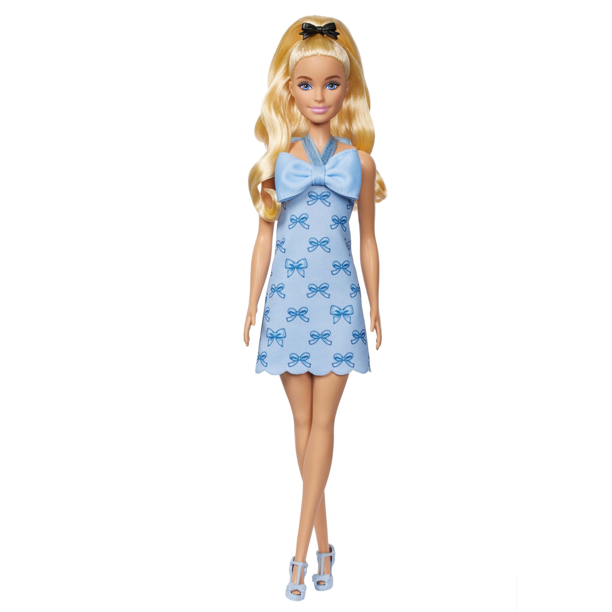 Barbie® Poupée Barbie Fashionistas Robe Dos Nu Bleu Layette - Image 4