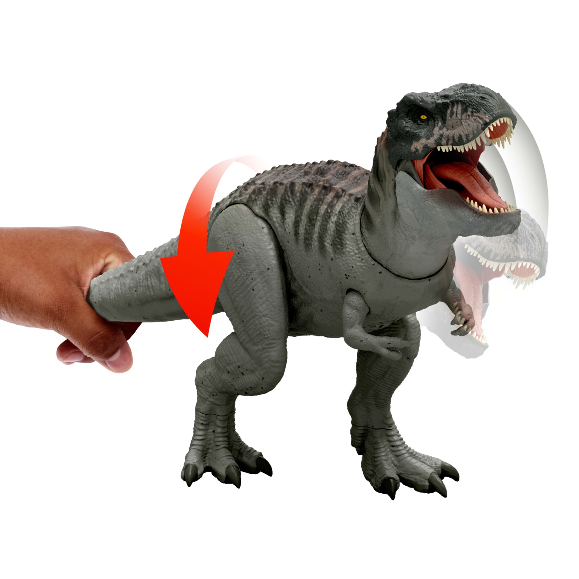 Jurassic World Dinossauro de Brinquedo Rebirth T-Rex Mordida Destruidora - Image 4
