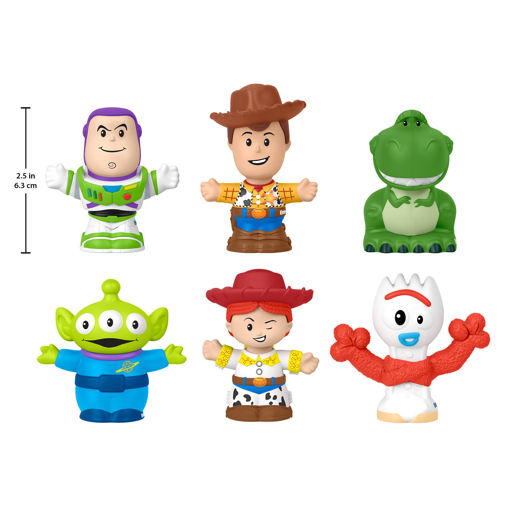 Fisher-Price Little People Disney Pixar Toy Story 6-Piece Figure Set For Toddlers & Kids - Image 5