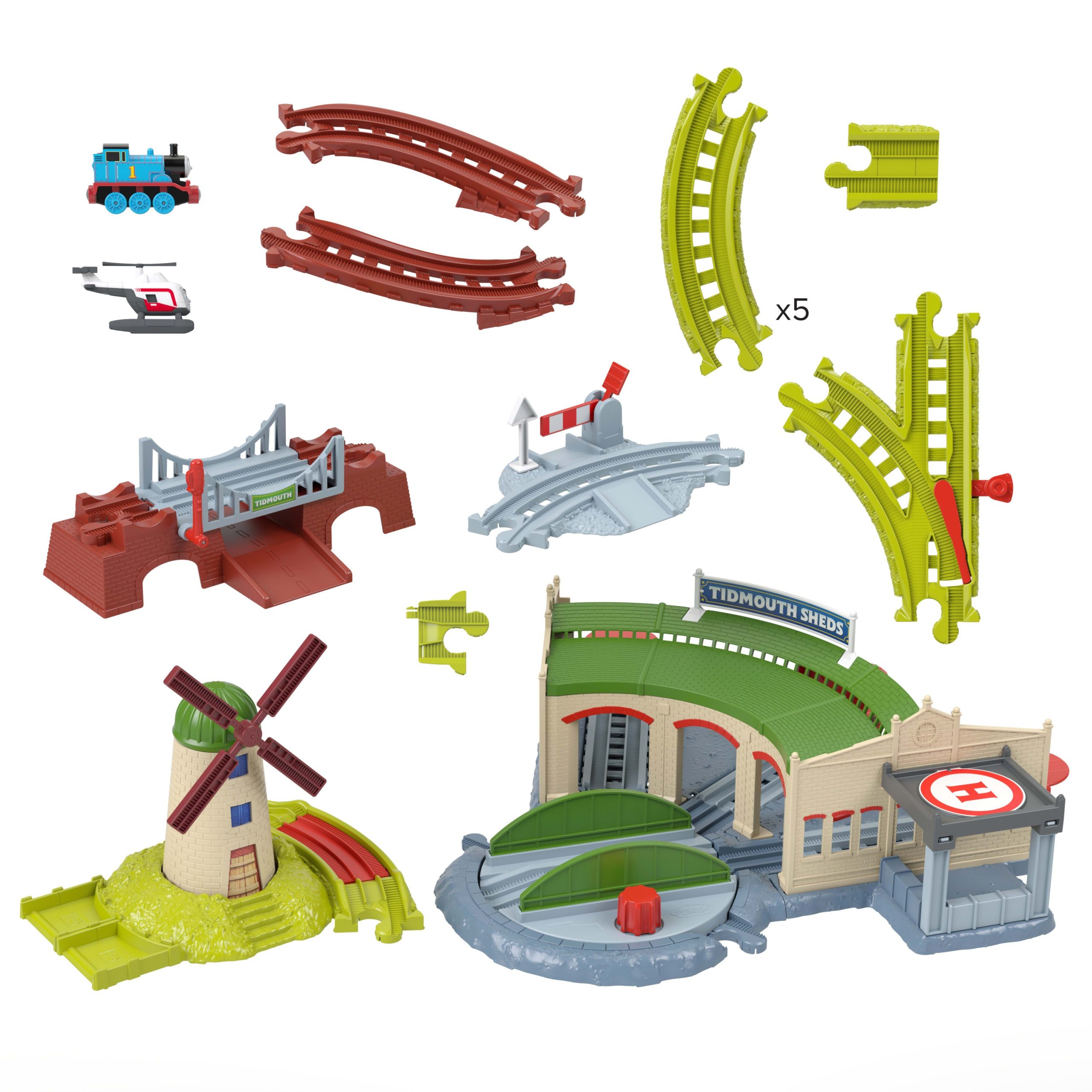 Coffret de Train Thomas & Friends à La Découverte des Hangars de Tidmouth - Image 5