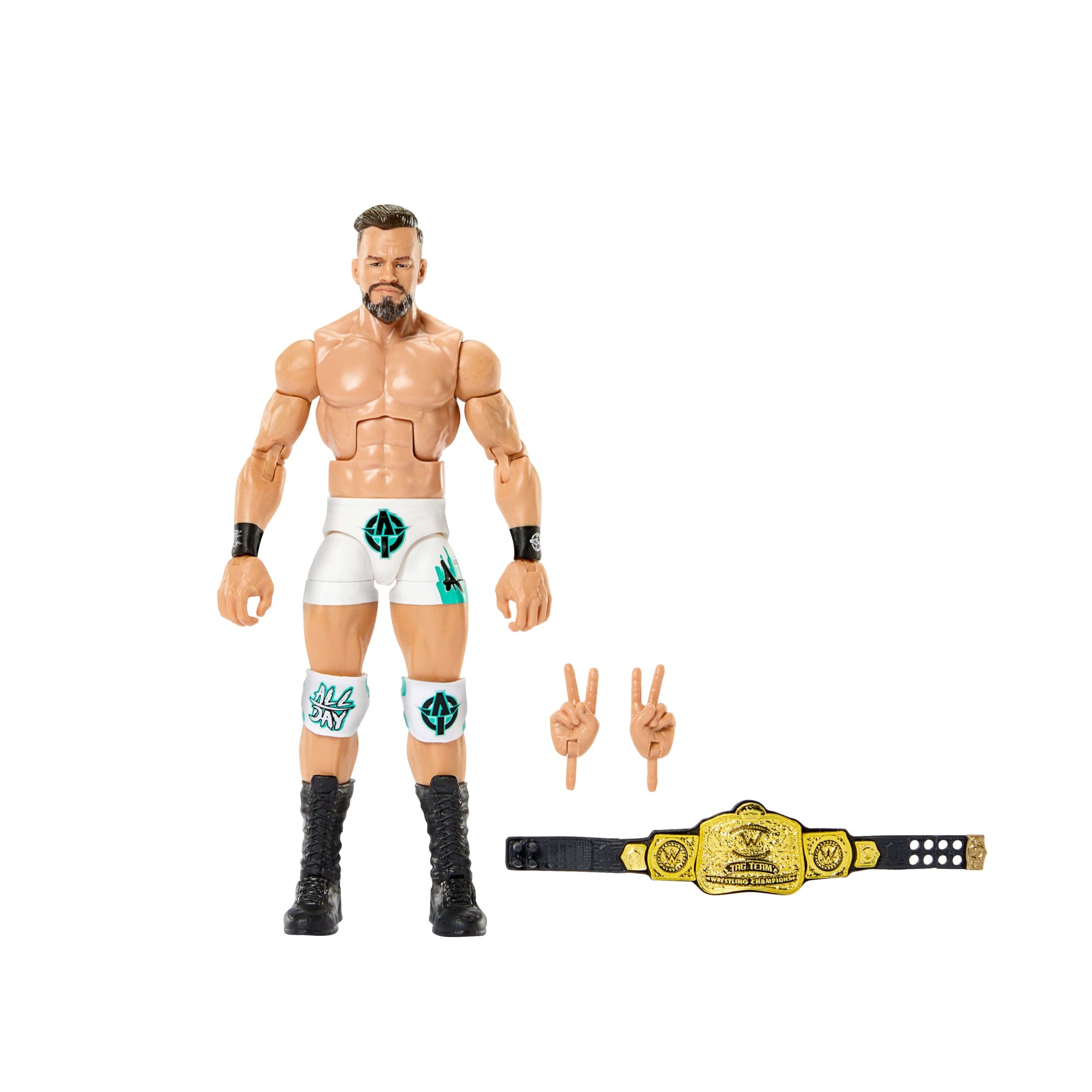 WWE Elite Austin Theory Action Figure. Series #121. 6-Inch Collectible With Accessories