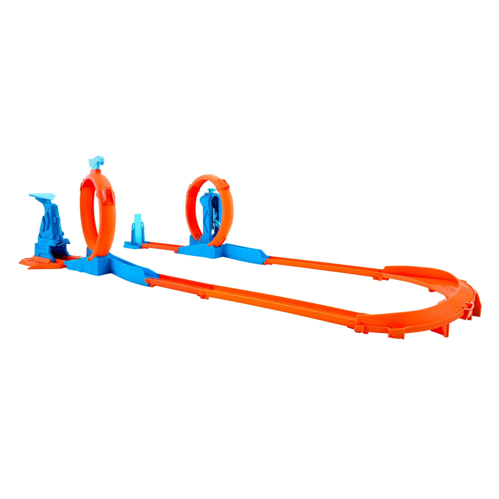 Hot Wheels Track Creator Triple Loop Pack & 1:64 Scale Toy Car. Track-Building Set - Image 3