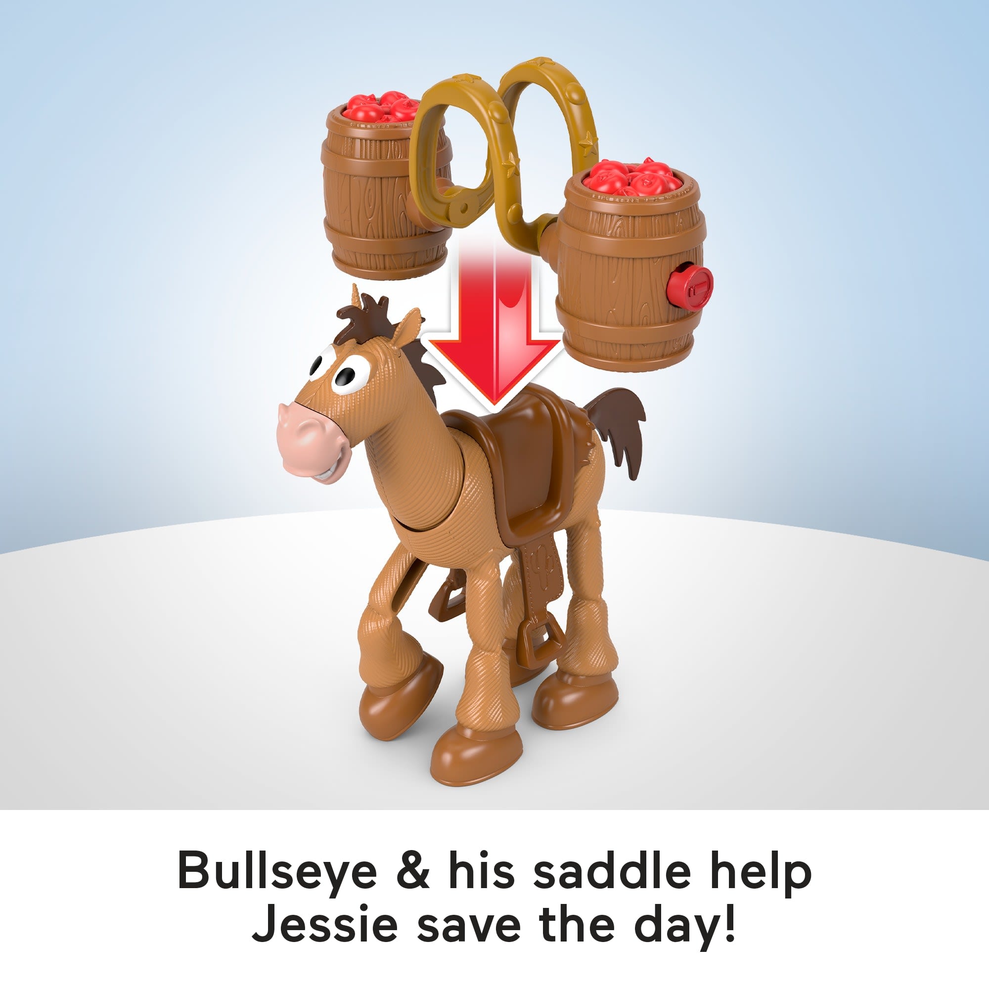 Imaginext Jessie & Bullseye Play Set. Projectiles & Saddle. Inspired By Disney And Pixar Toy Story - Image 4