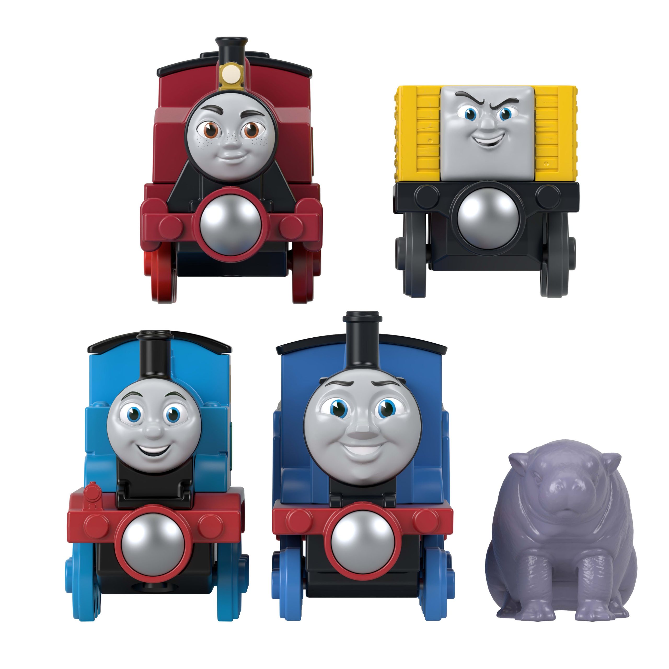 Thomas & Friends By Fisher Price Sodor Animal Park Die-Cast Multipack With Toy Trains & Hippo Toy - Image 5
