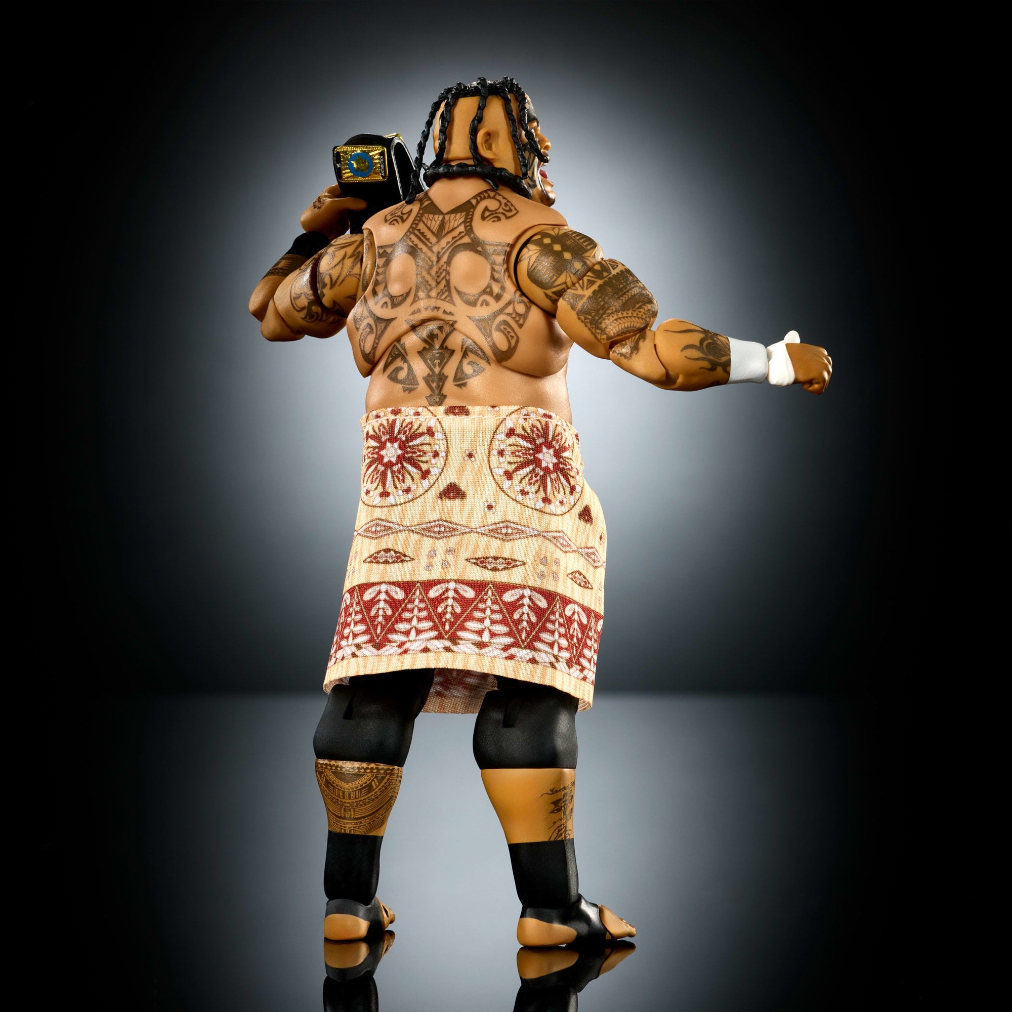 WWE Ultimate Edition Umaga Action Figure & Accessories Set. 6-Inch Collectible Superstar - Image 5