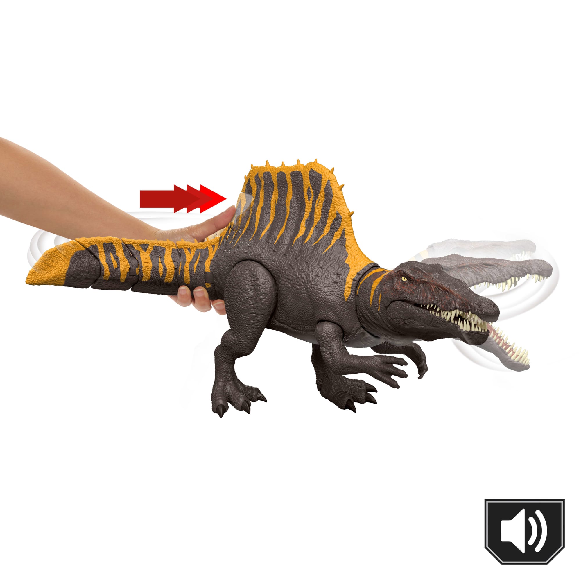 Jurassic World Dinossauro de Brinquedo Rebirth Spinosaurus - Image 3