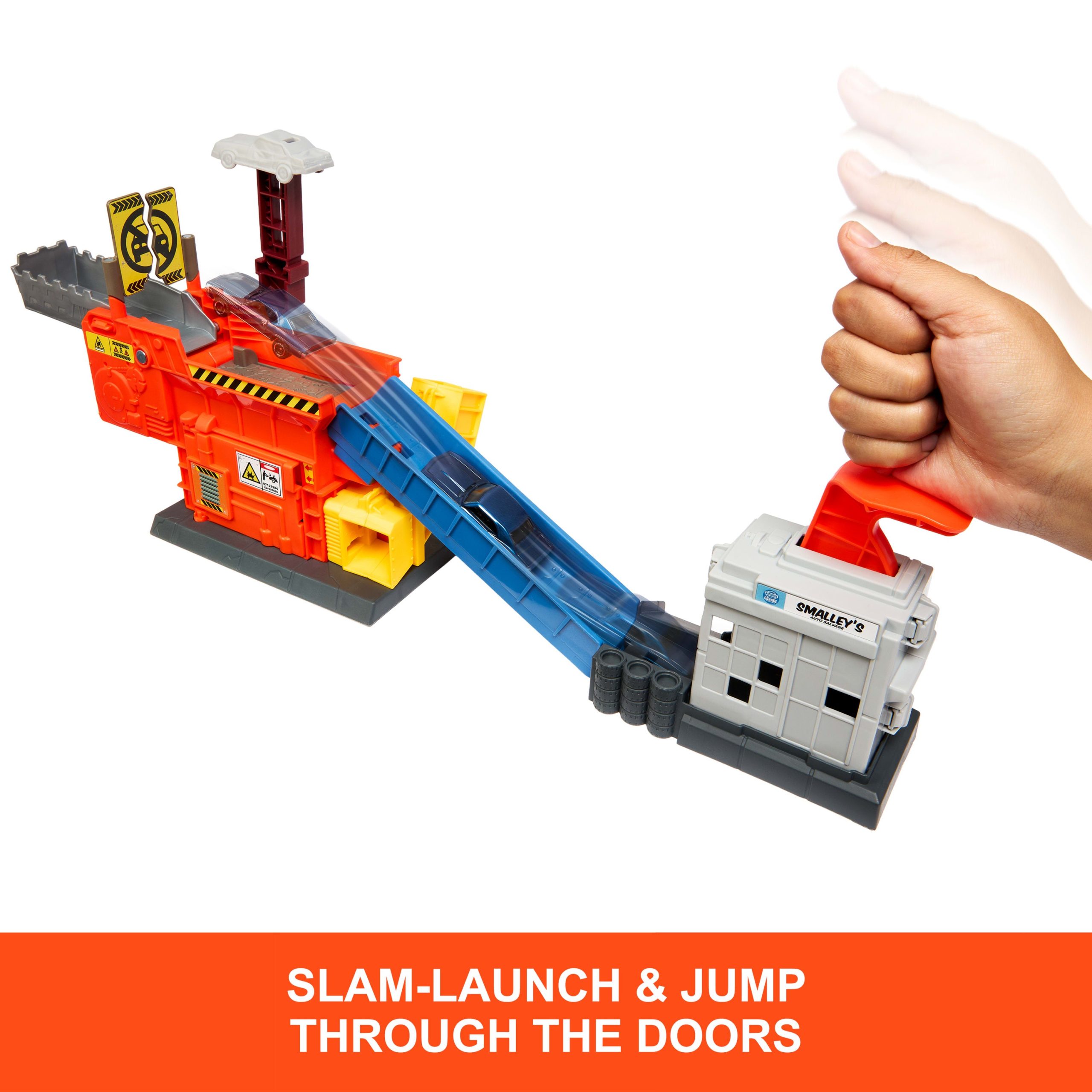 Matchbox The Movie Smalley's Launch & Crush Playset Inspired By The Film. 1 Toy Die-Cast Car - Image 3