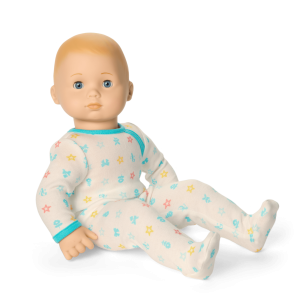 Bitty Baby® Doll #3 with blonde hair in Pastel Blue
