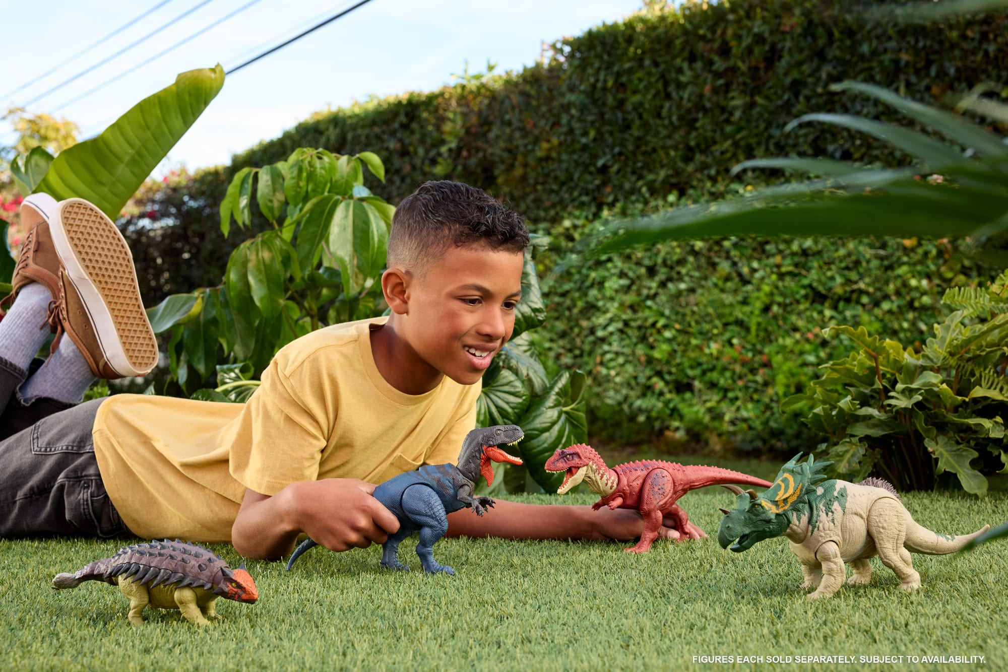 Jurassic World Rebirth Wild Roar Baryonyx Dinosaur Toy. Tail Controlled Attack Chomp & Sound - Image 2