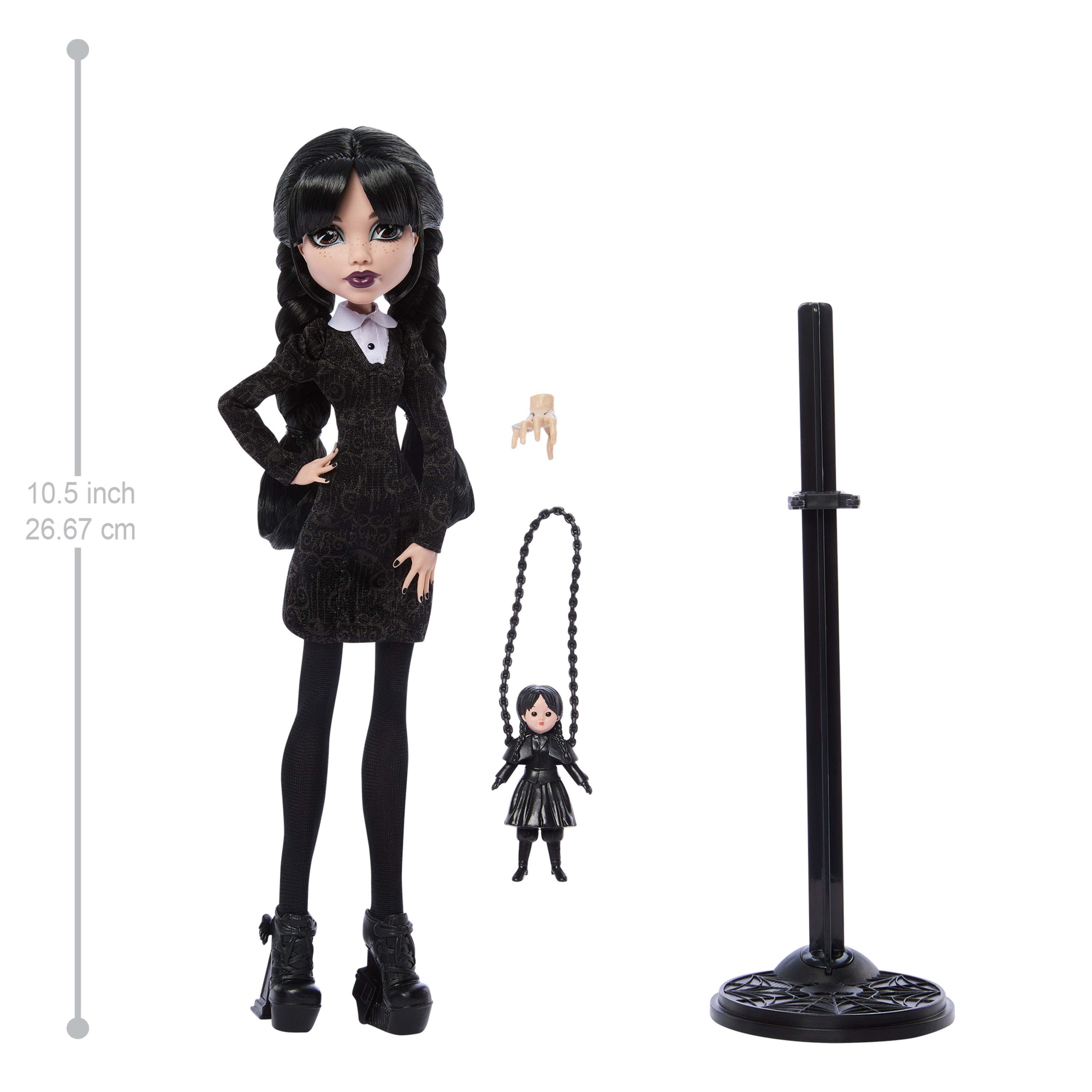 Monster High Skullector Muñeca de Colección Wednesday Merlina Addams - Image 9